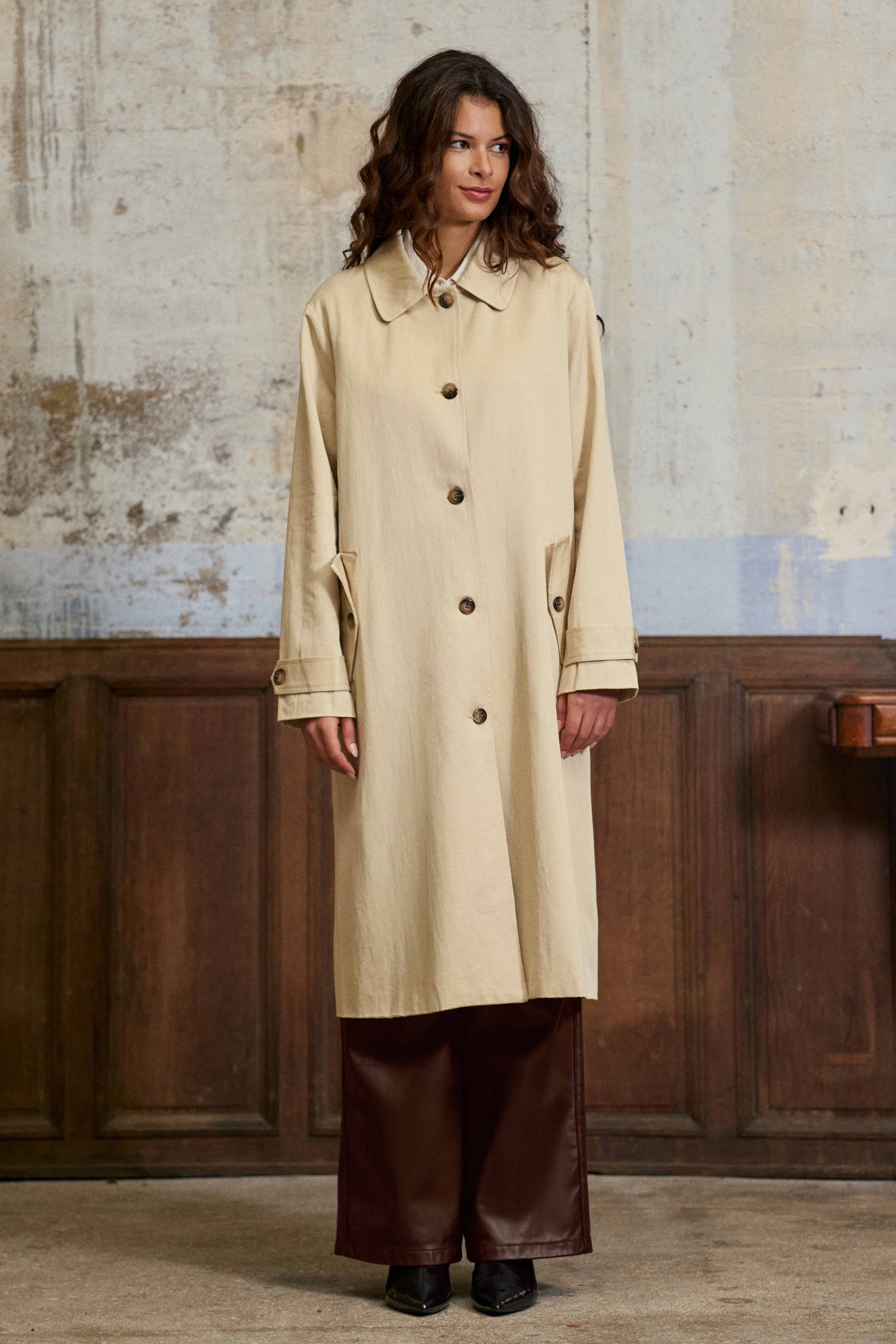 Nevina - Midi-Trenchcoat