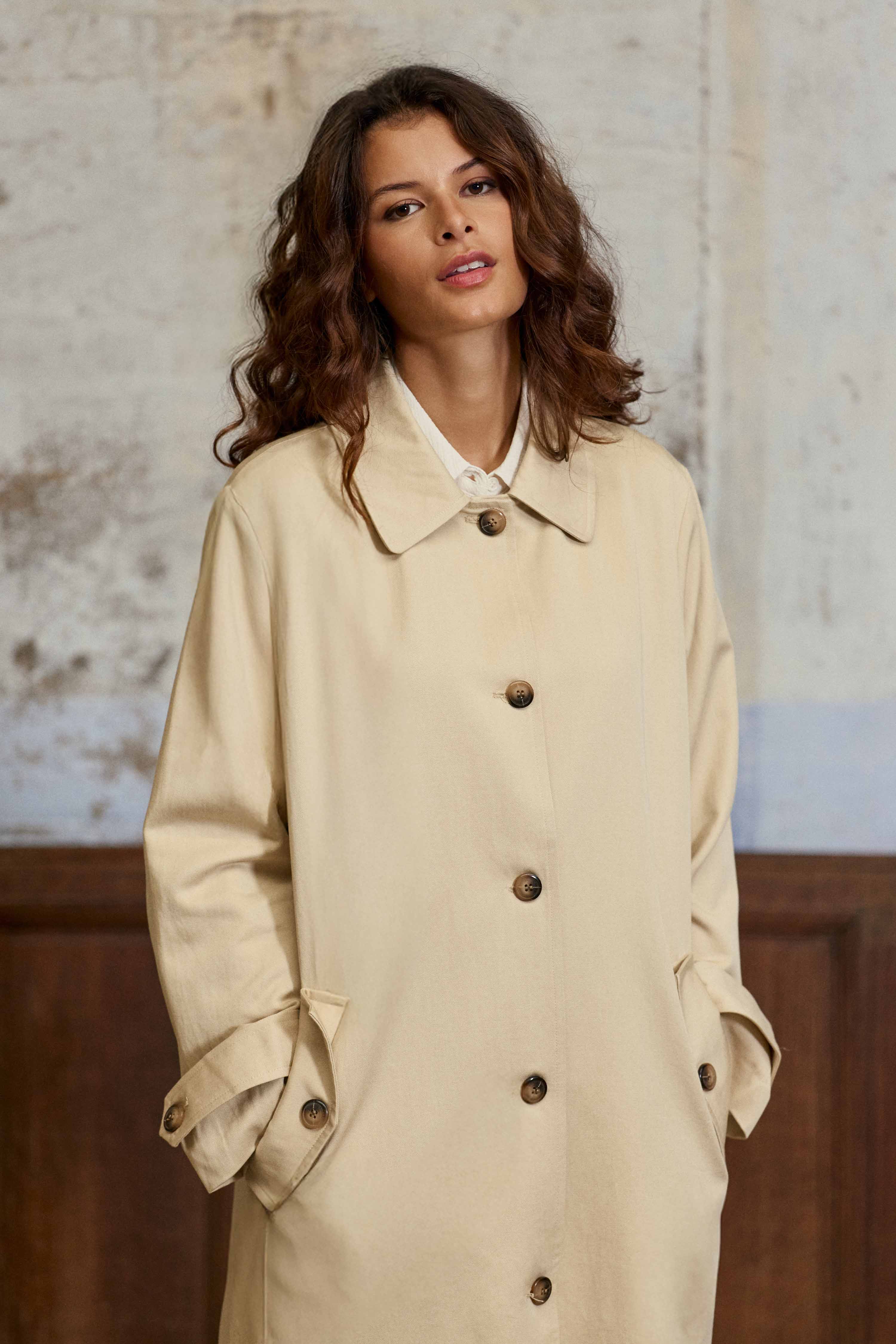 Nevina - Midi-Trenchcoat