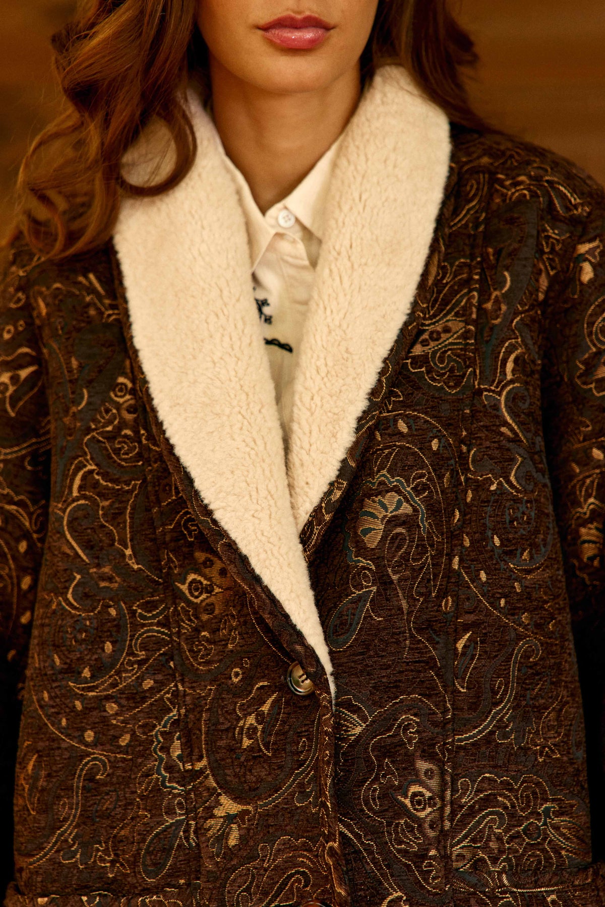 Noelia - Jacquardmantel