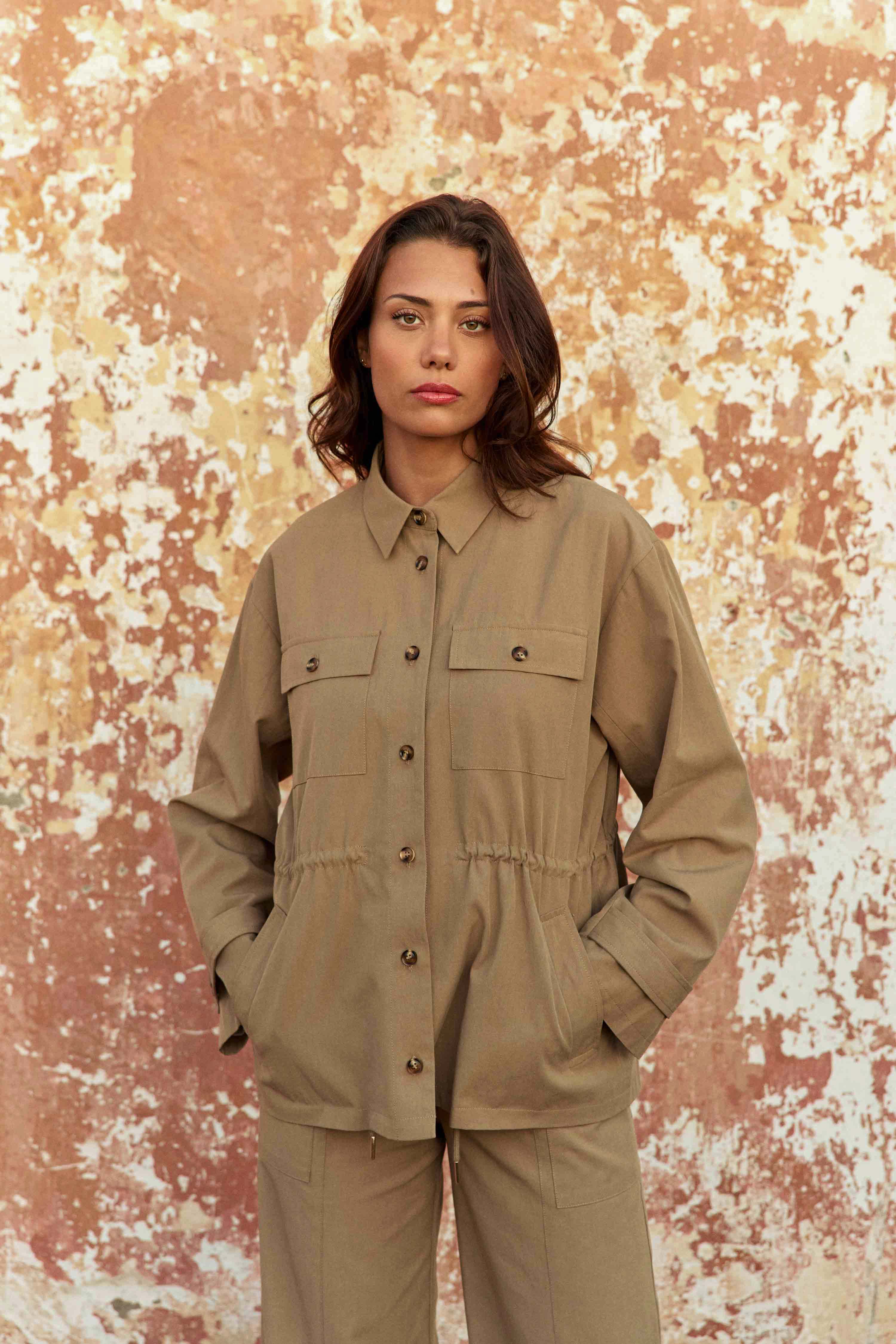 Nopal - Veste-chemise mi-longue