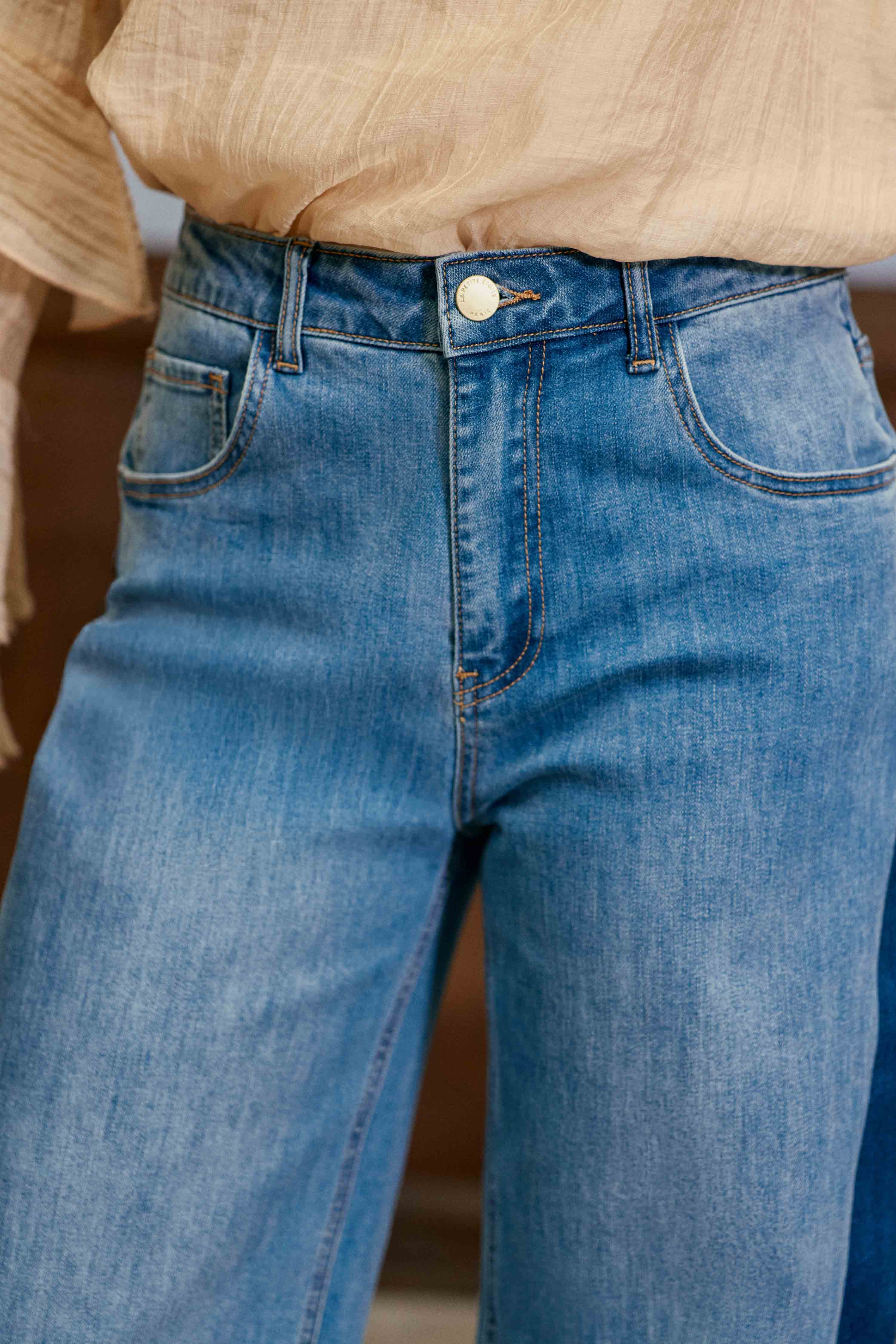 Jean flare bi-color stone – Paiva