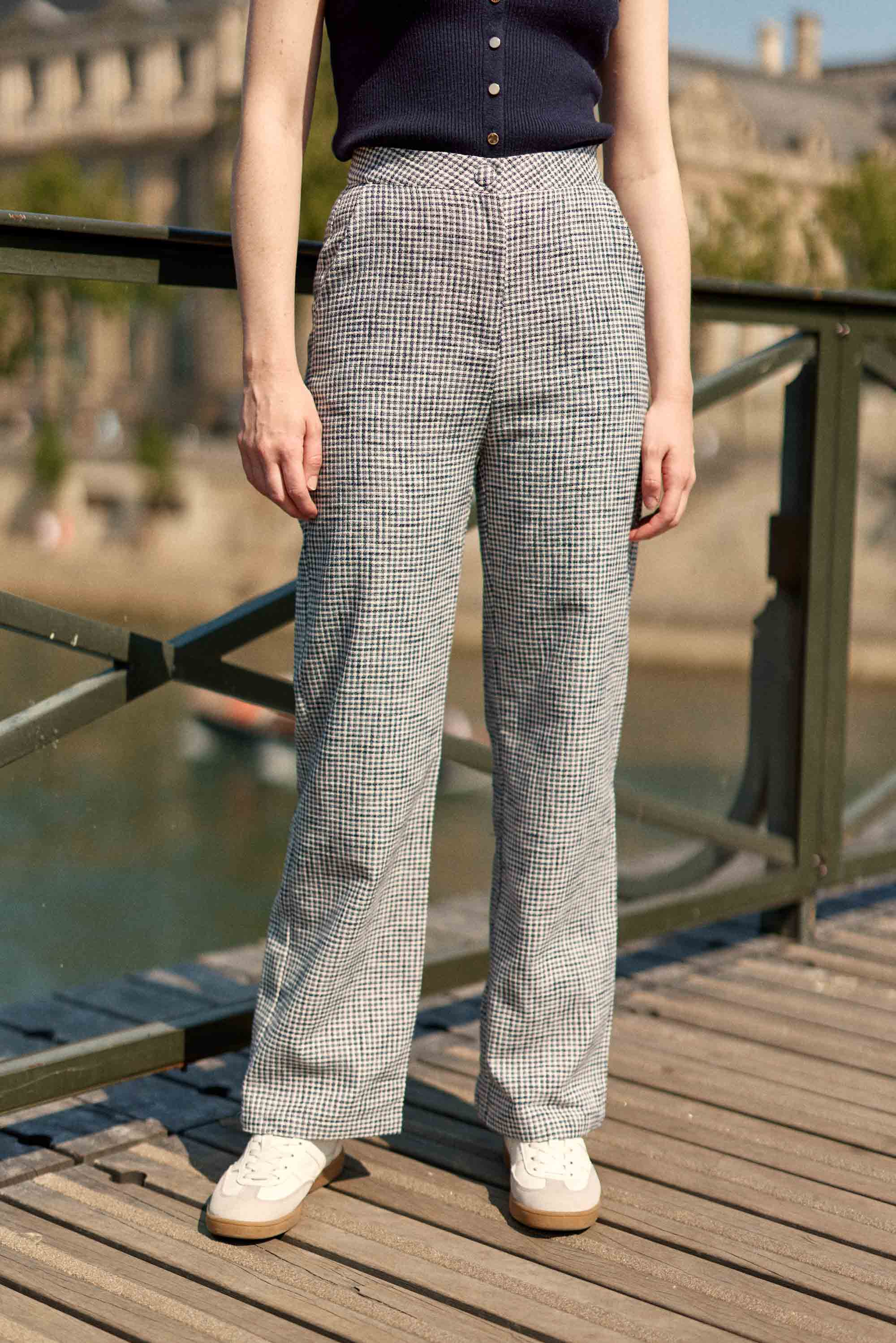 Gingham pants - Palmo