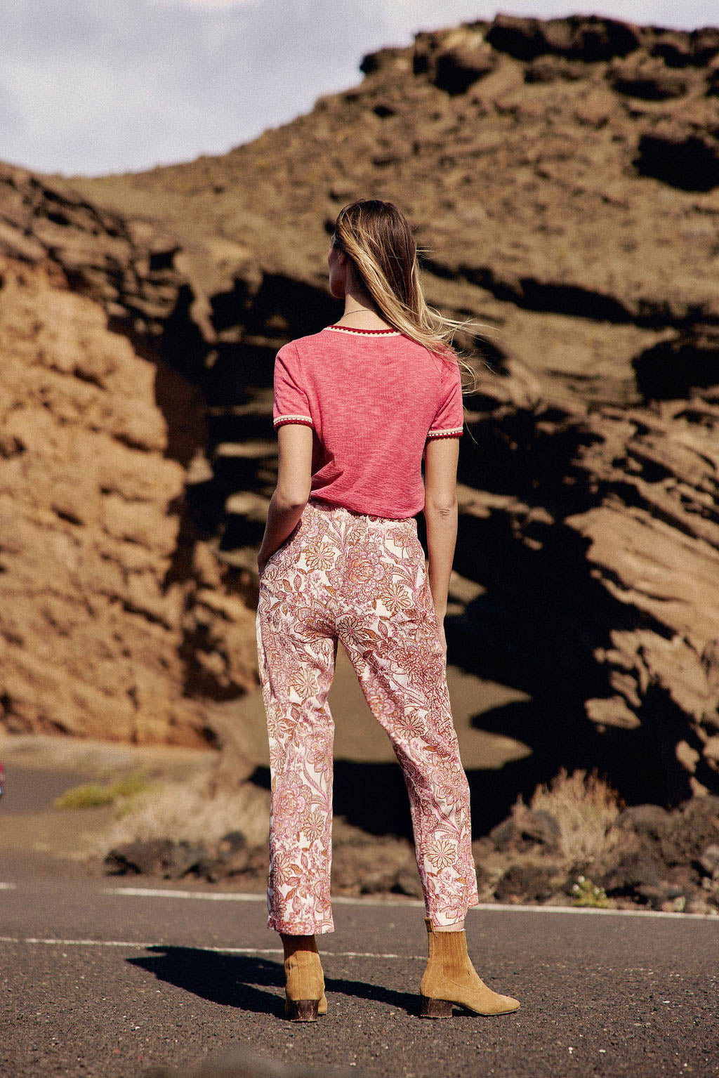 Floral straight pants - Pama
