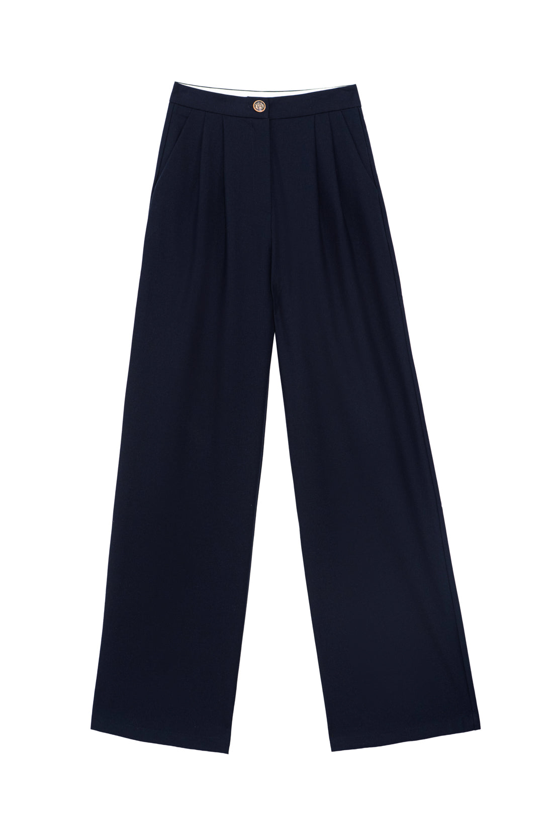 Navy straight pants - Paolo