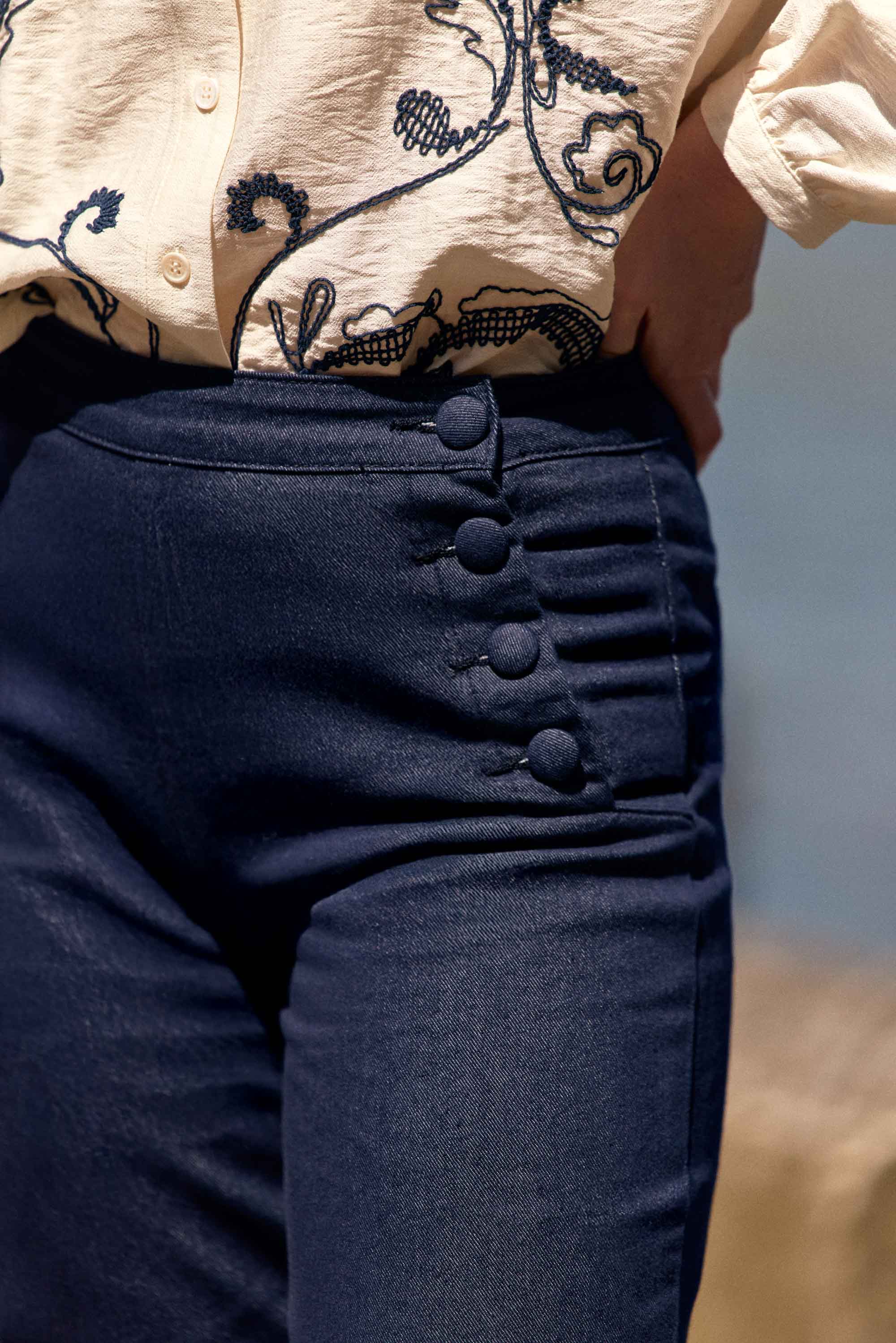 Raw denim pants - Paulie