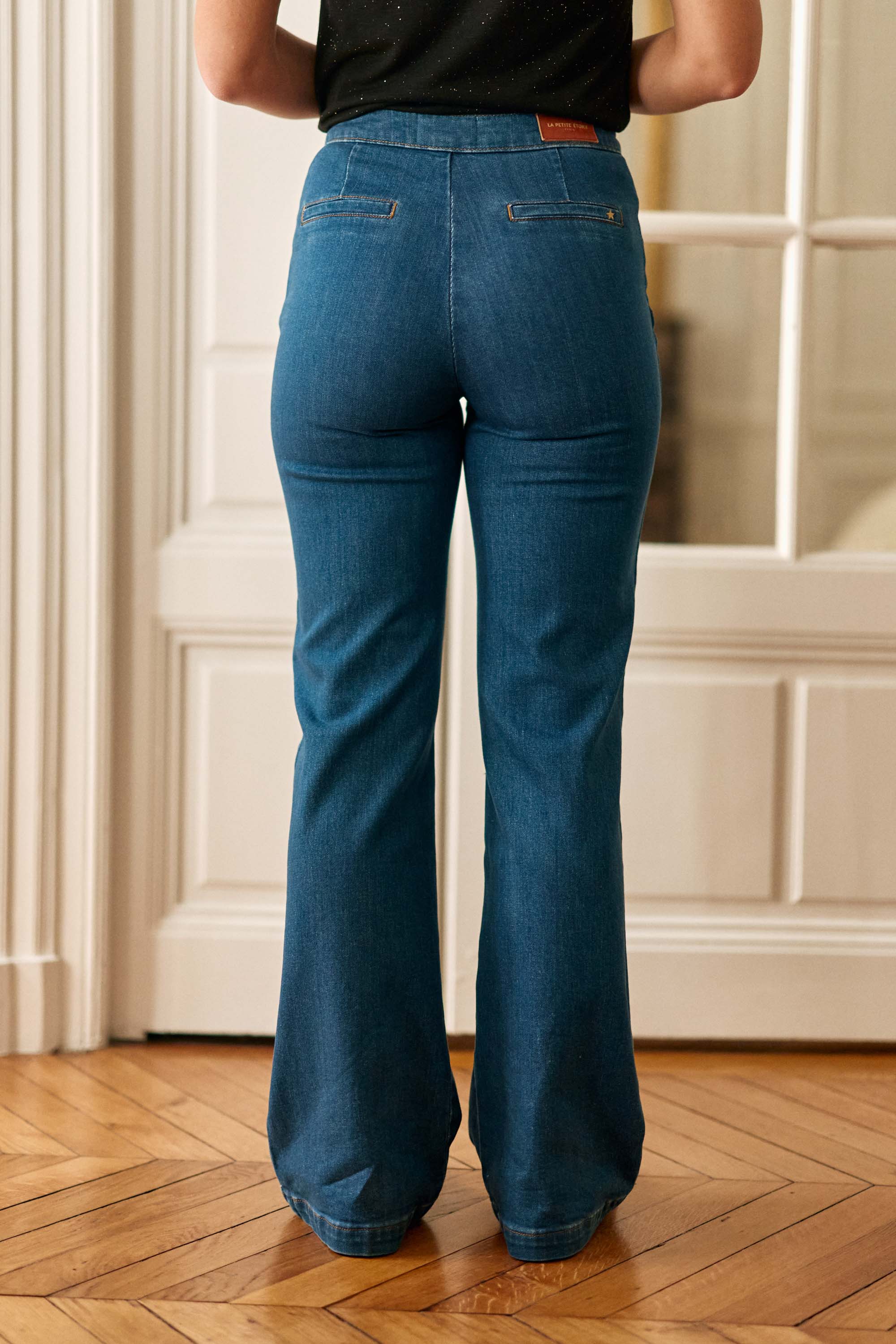 Washed bridge jeans - Paulie
