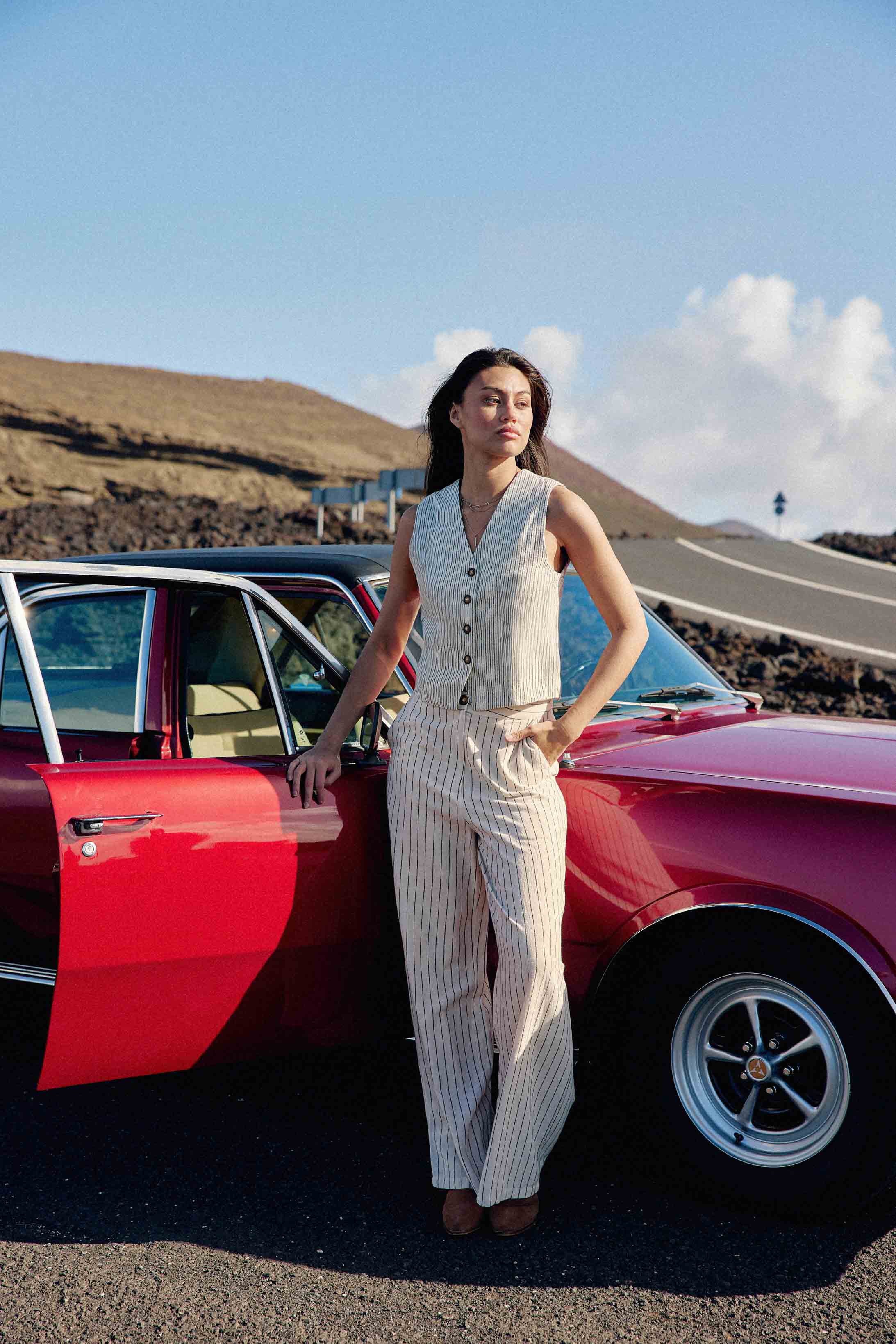 Straight striped pants - Pauline
