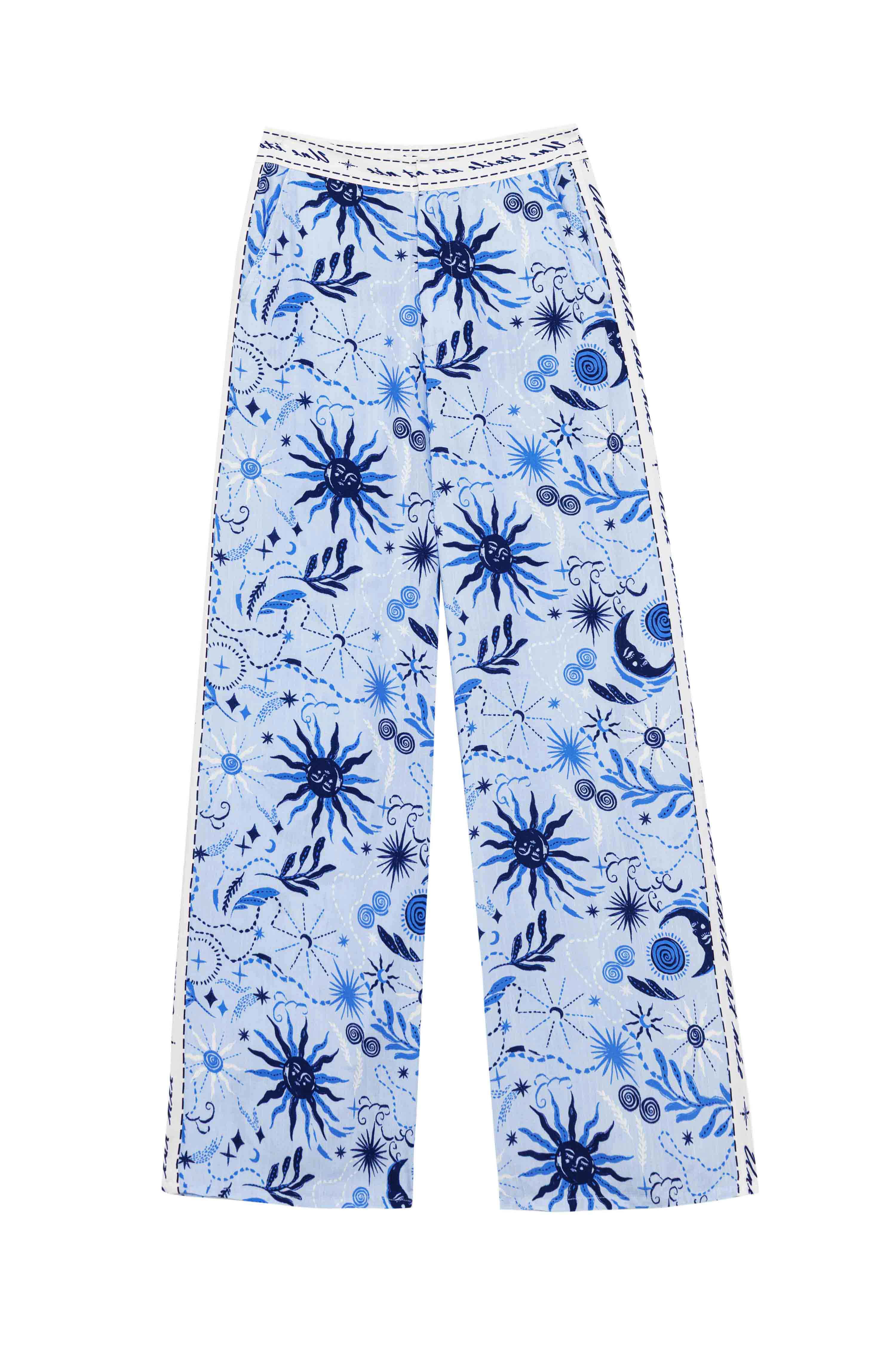 Pavia - Pantalon fluide à imprimés