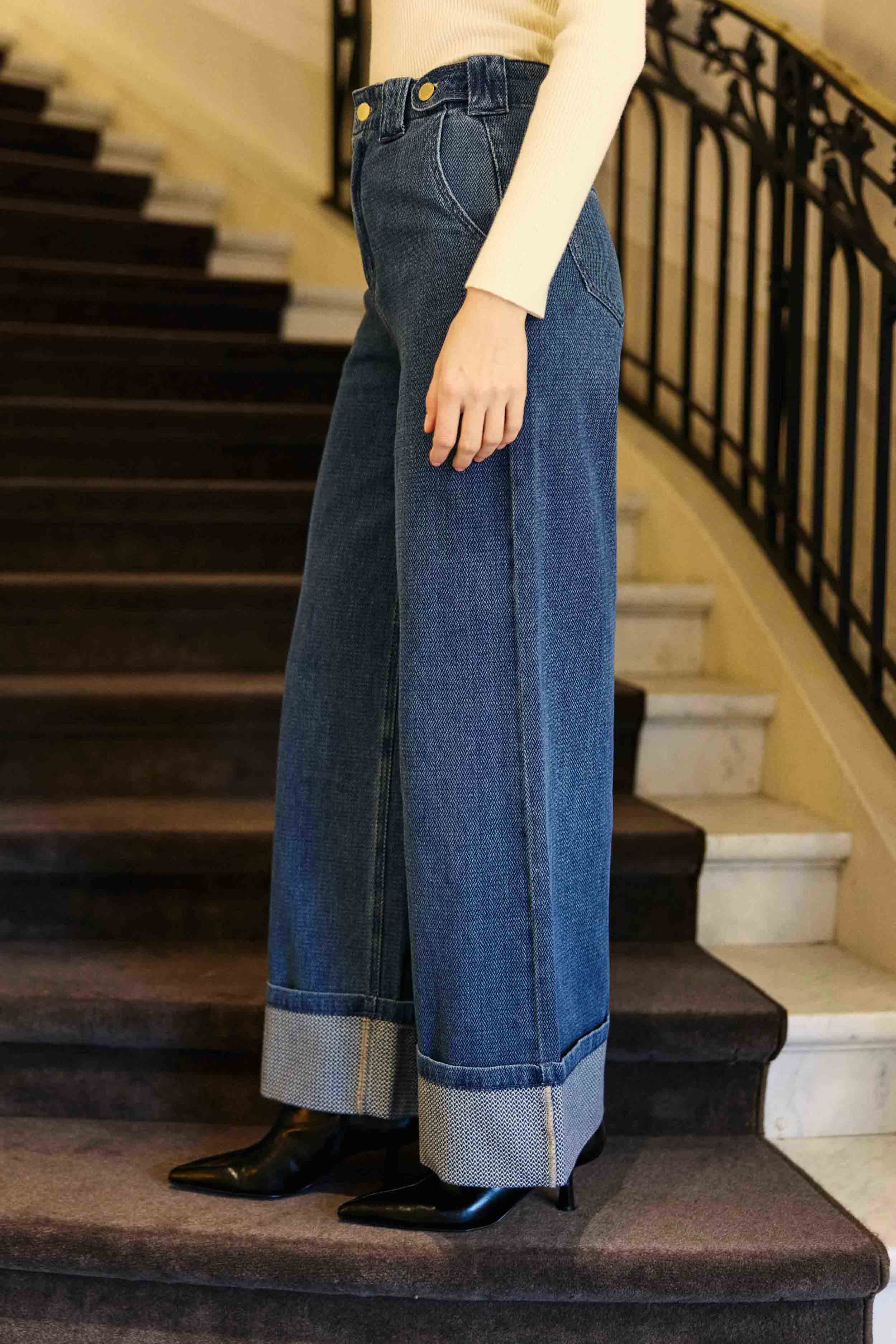 Paxton - Wide Leg Jeans