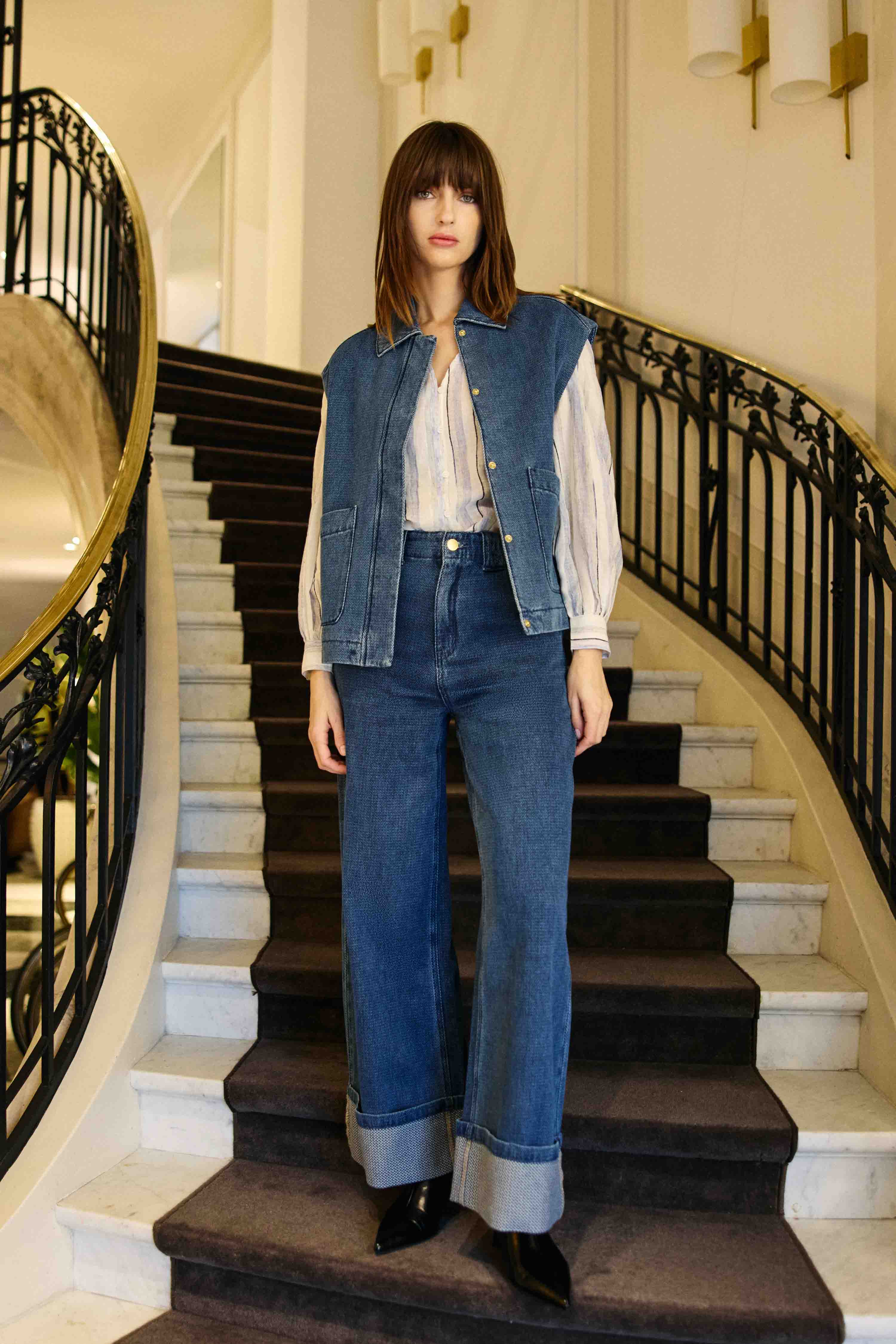 Paxton - Wide Leg Jeans