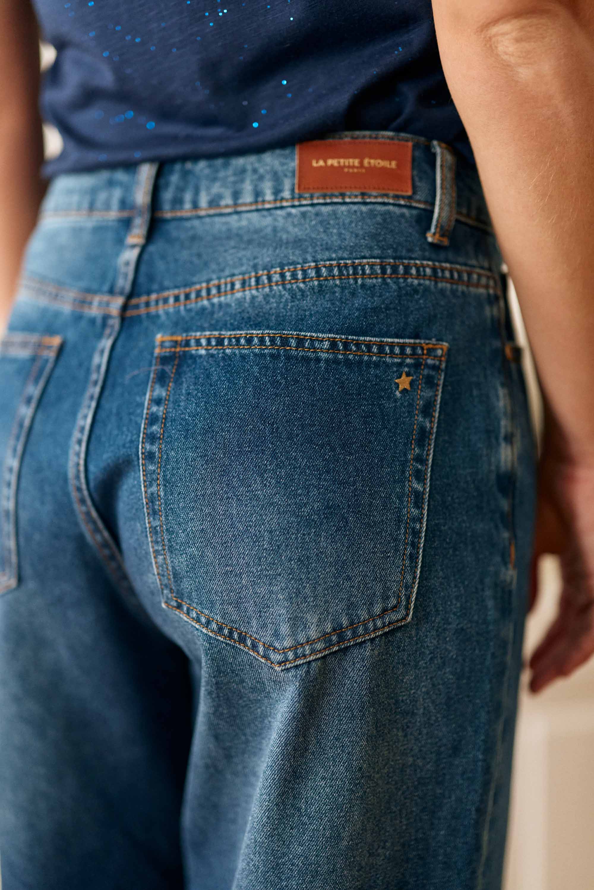 Dark stone baggy jeans - Peguy