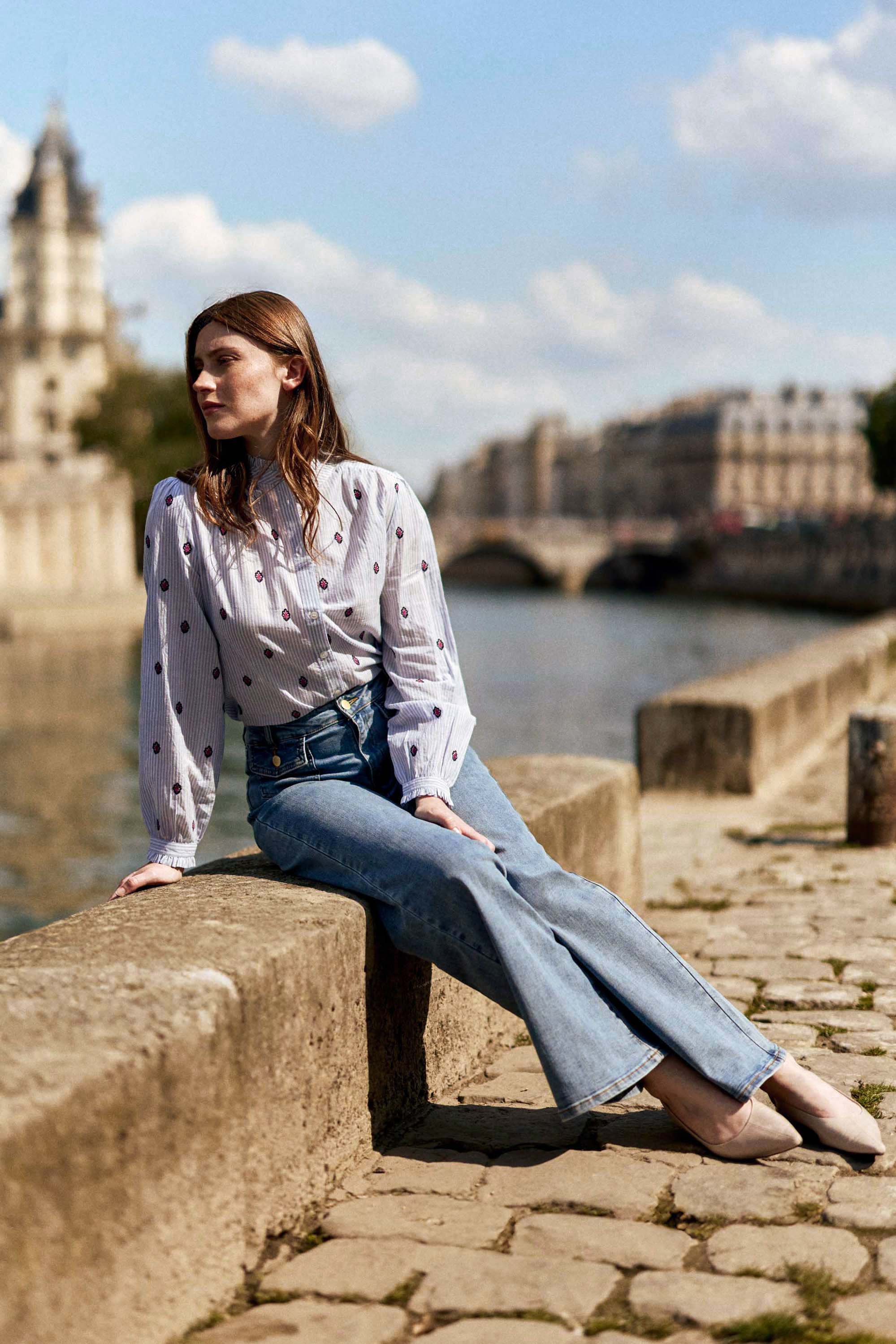 Jean flare stone - Peyton