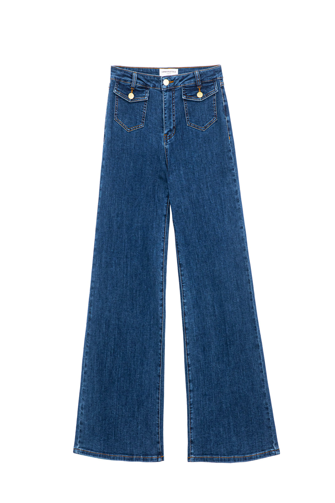 Peyton Washed Flare Jeans