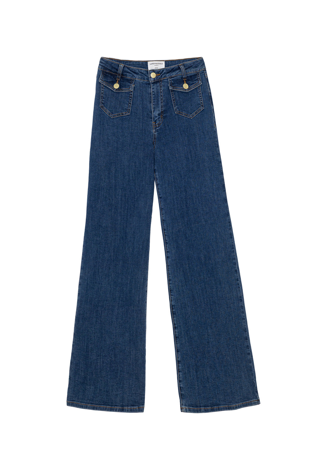 Peyton Washed Flare Jeans