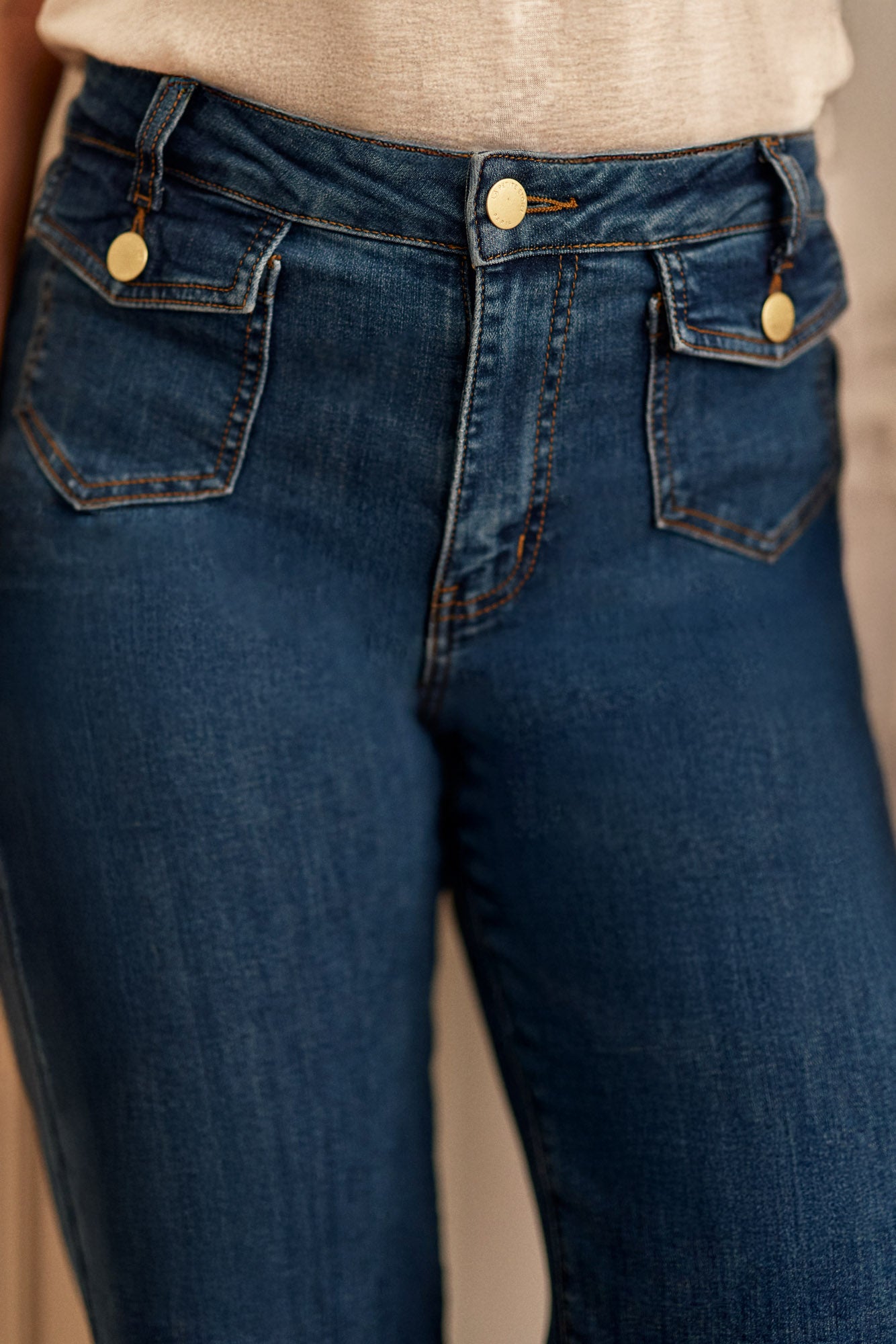 Washed flare jeans - Peyton