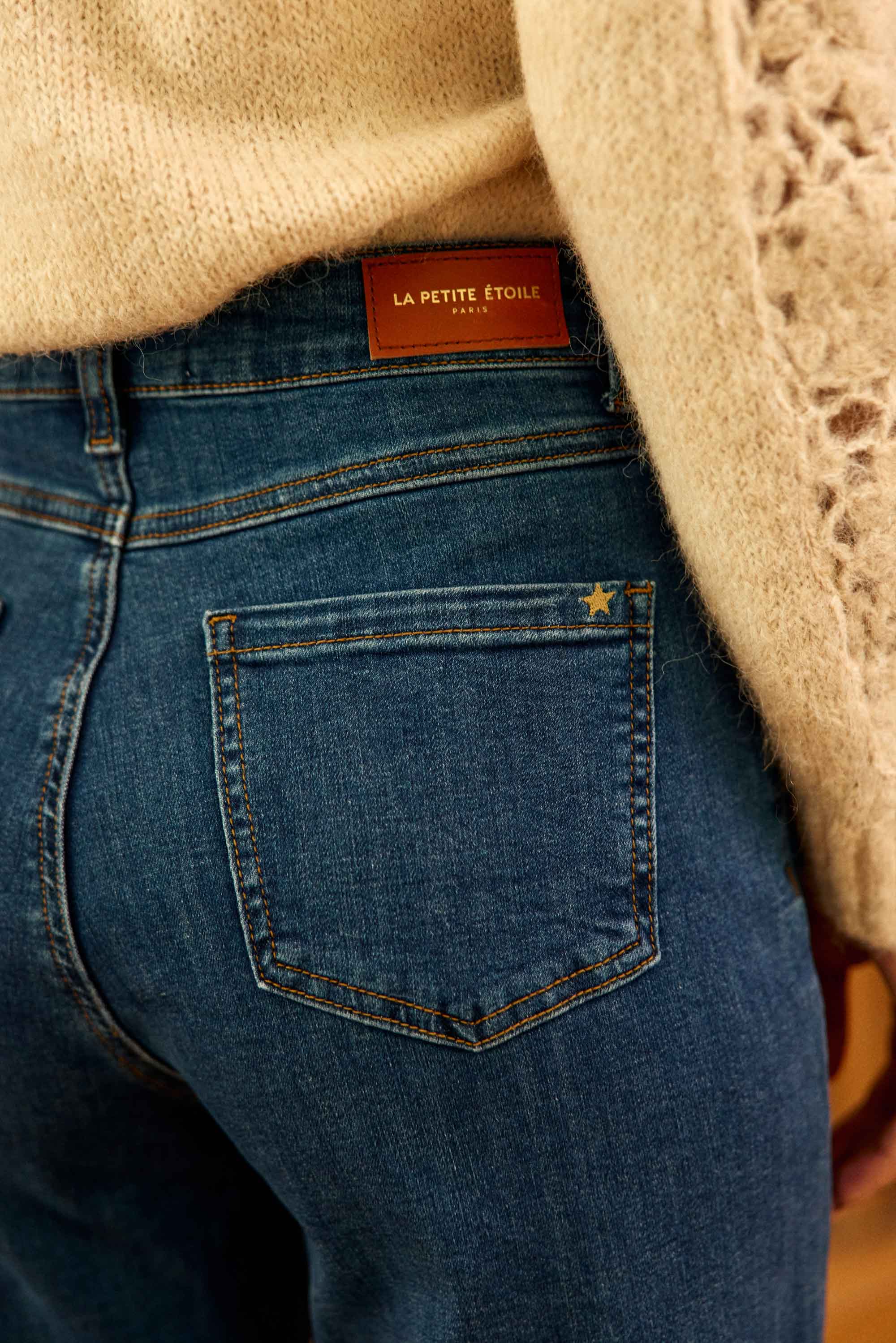 Peyton Washed Flare Jeans