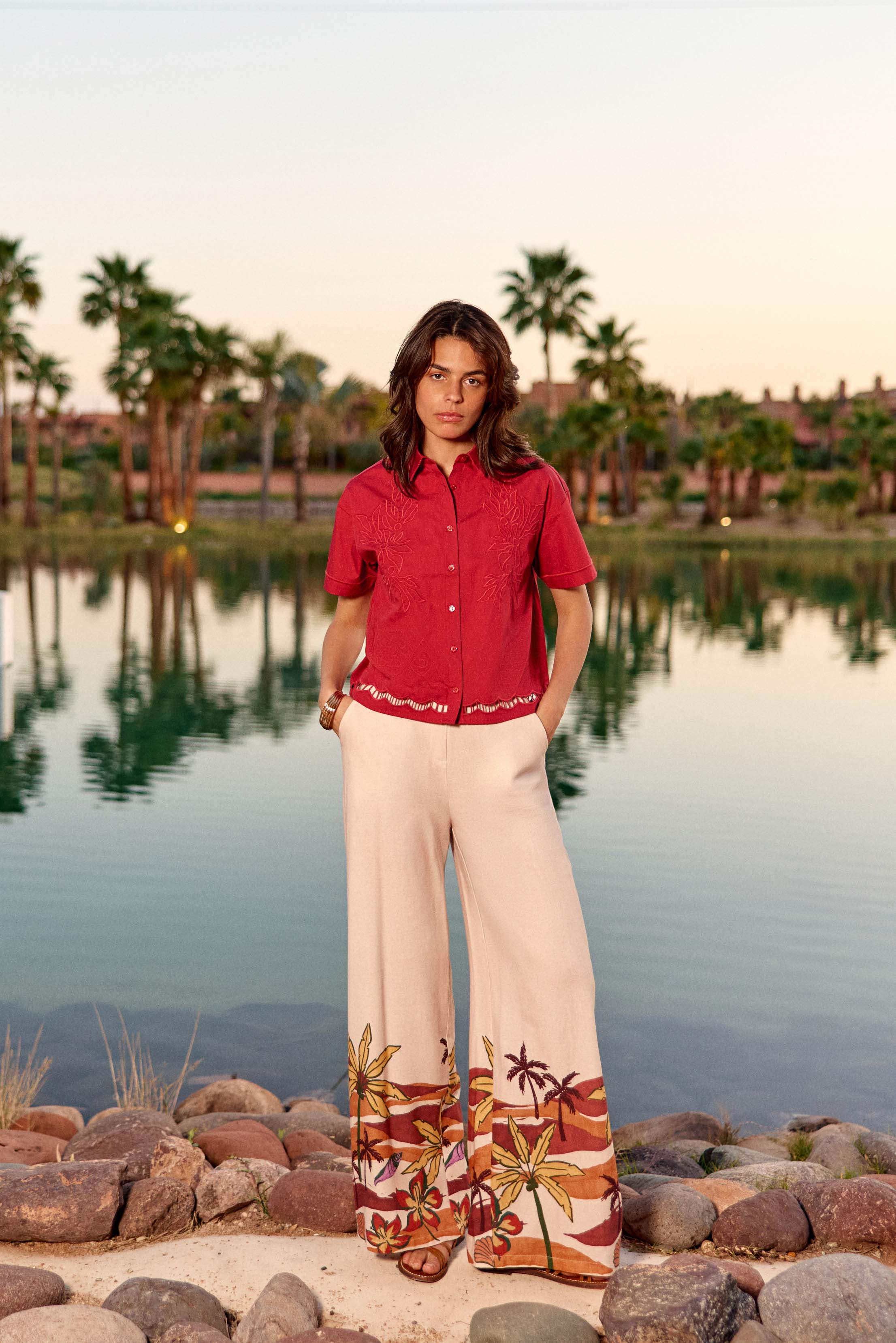 Phila - Pantalon large