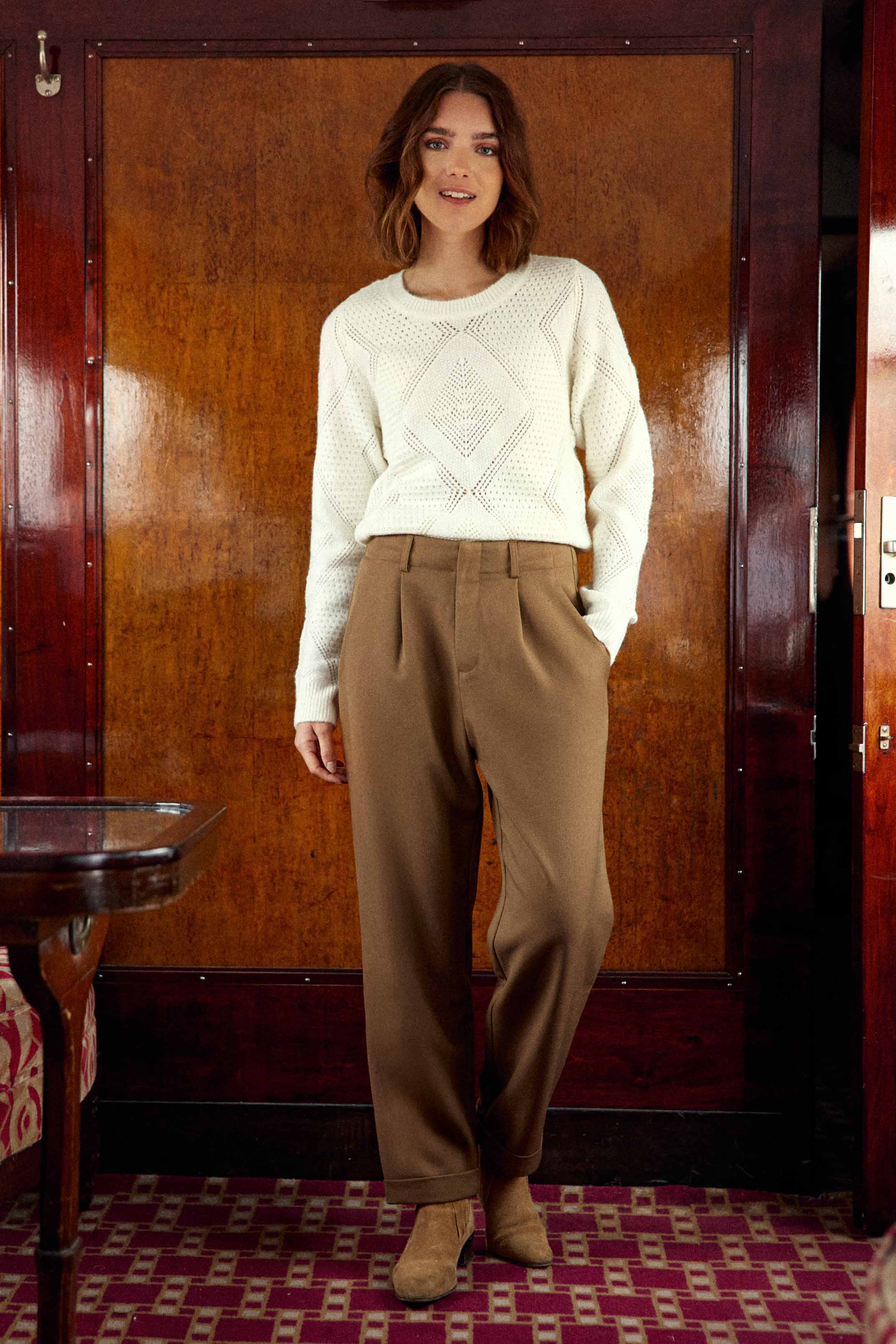 Pantalon Pilar - Camel