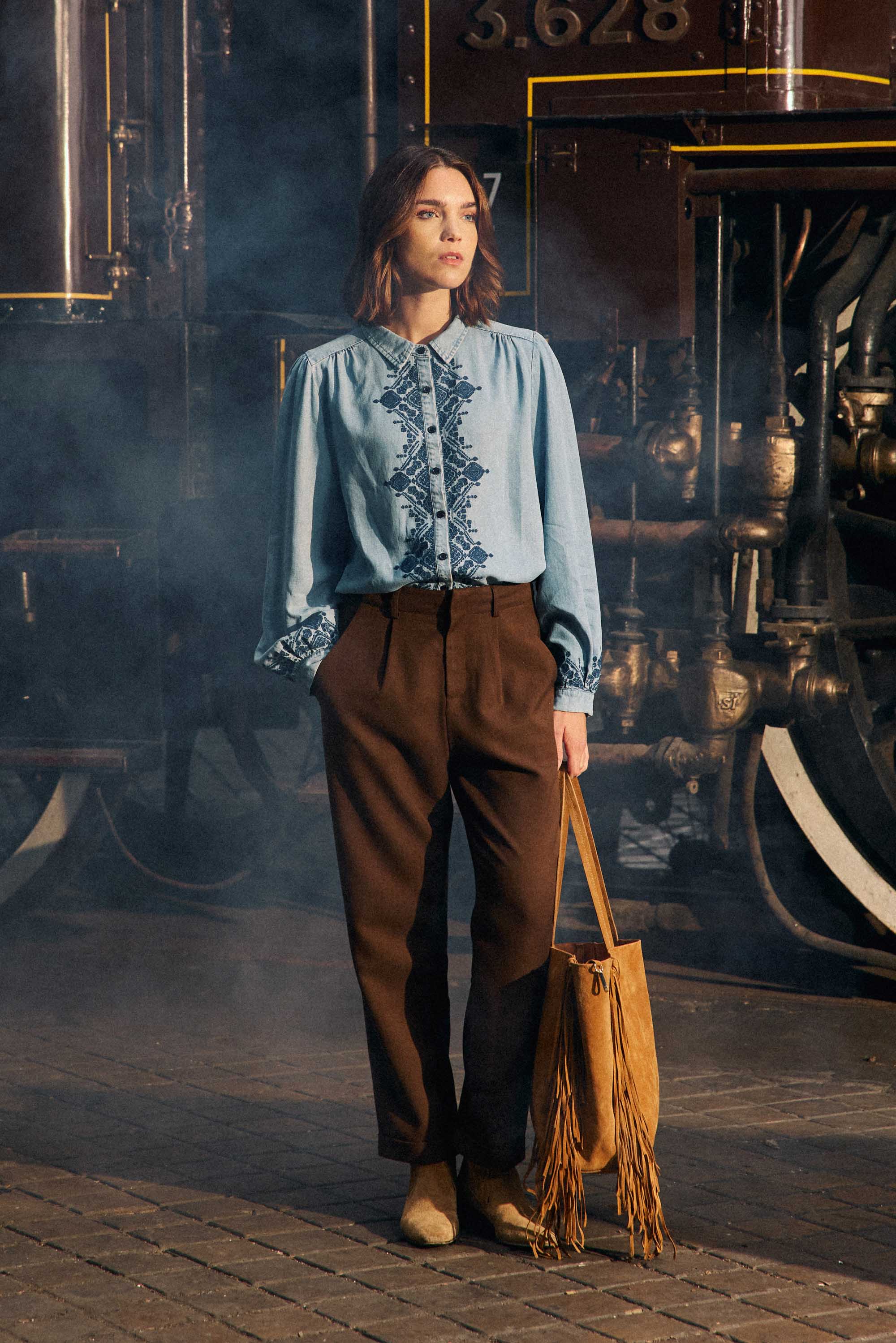 Pantalon Pilar - Marron