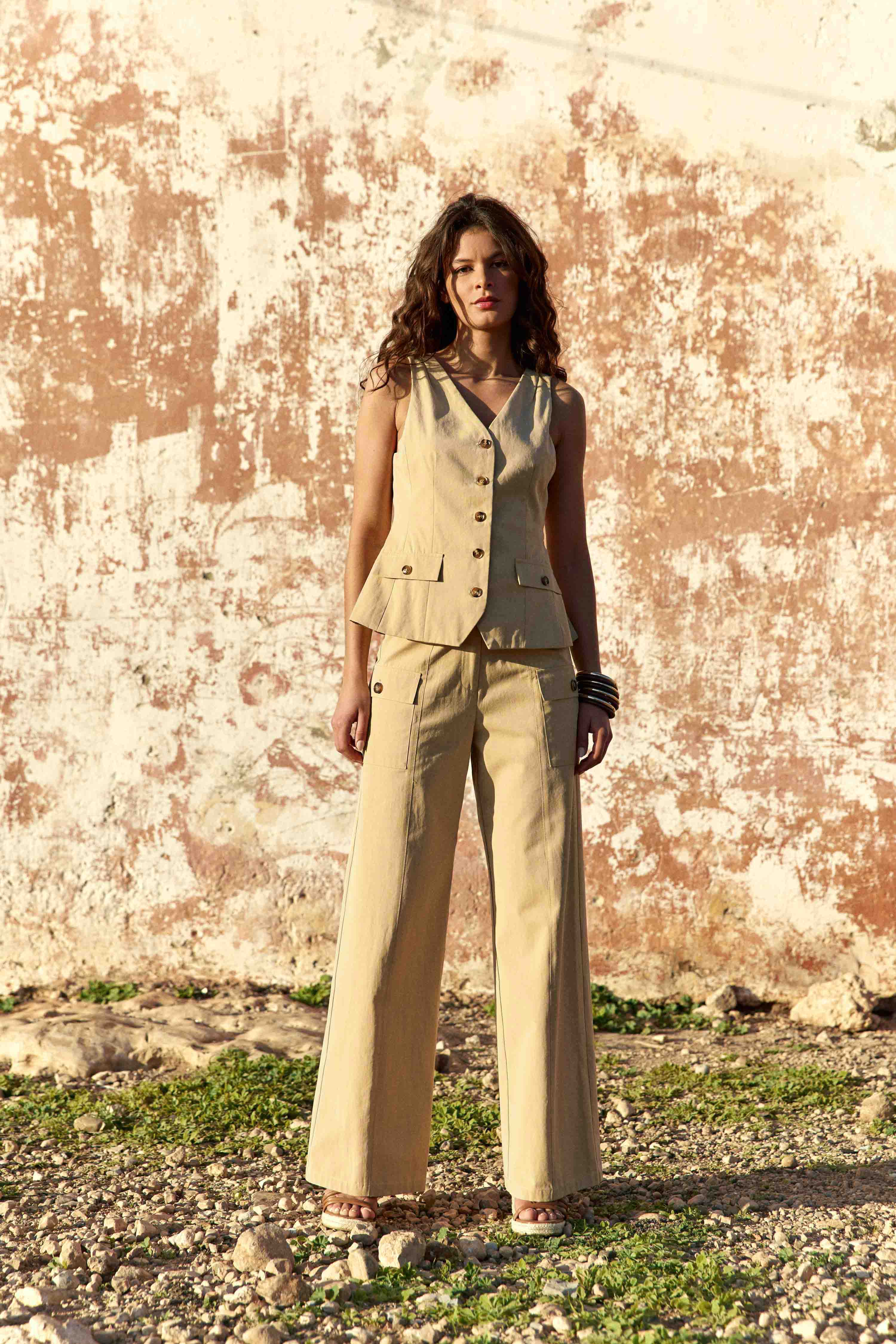 Poldie - Pantalon large