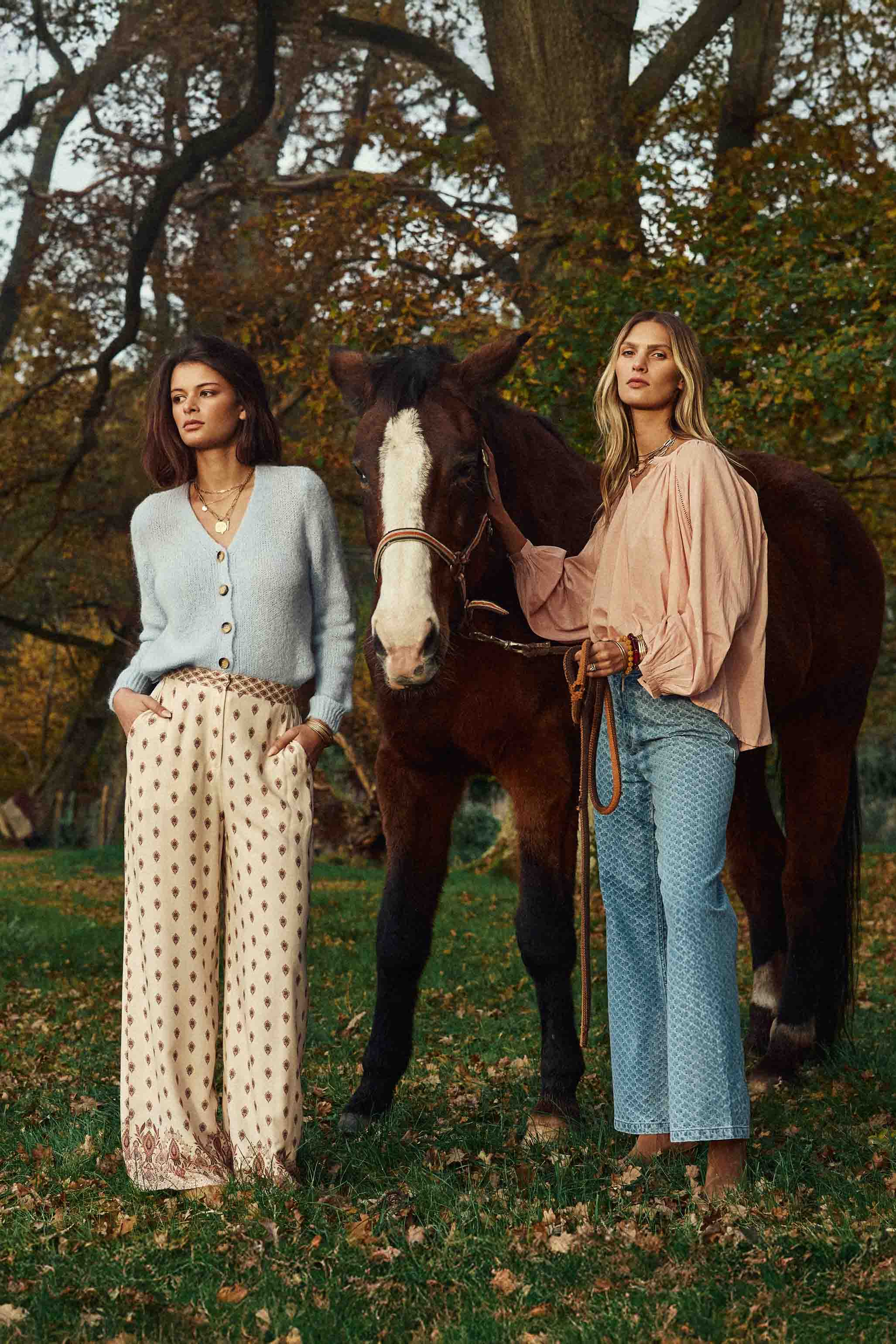 Floral straight pants - Polia