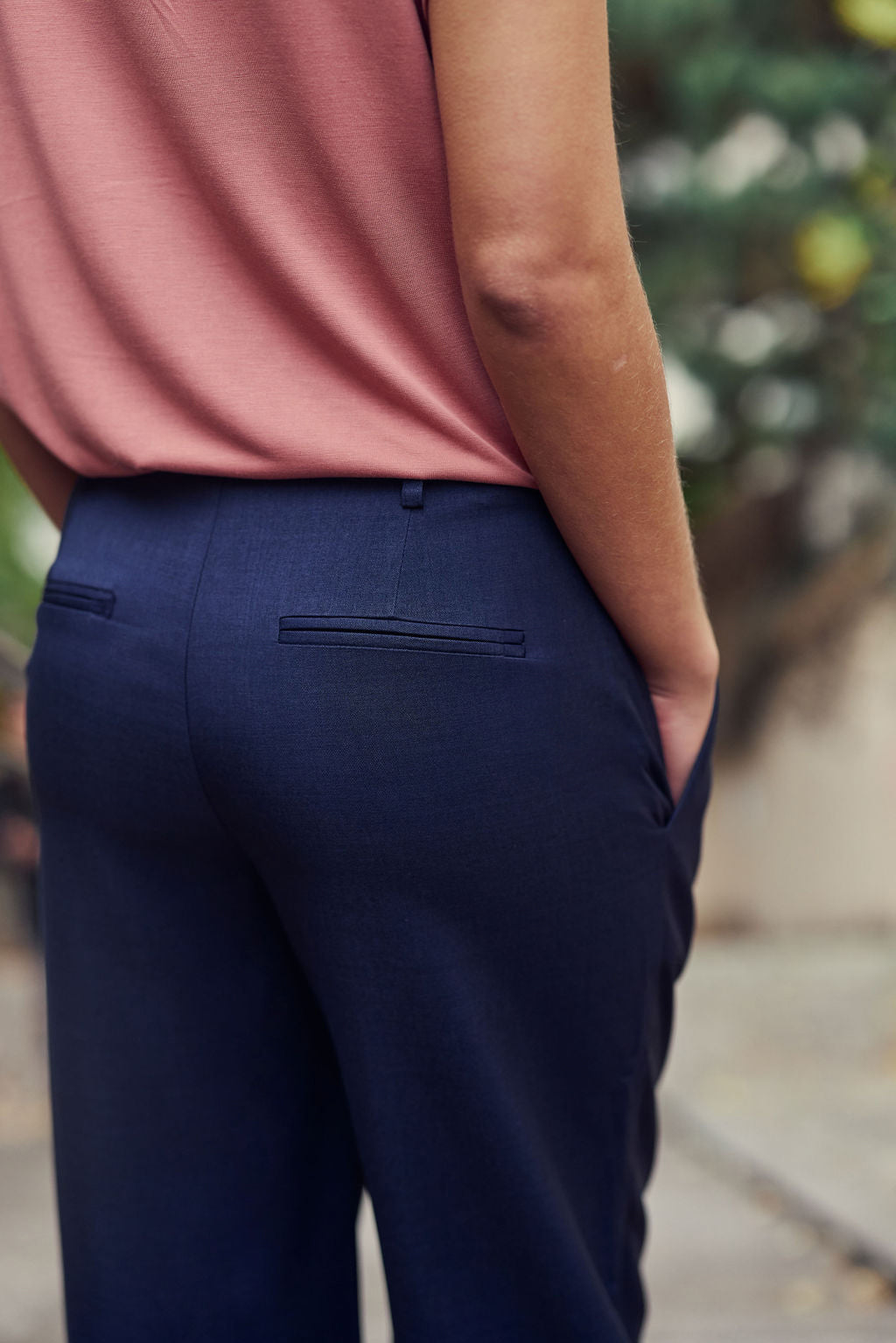 Pantalon droit marine - Polimo