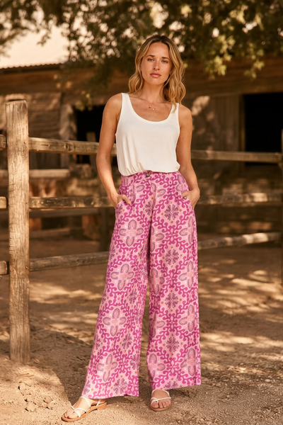 Pozo - Printed Flowing Trousers