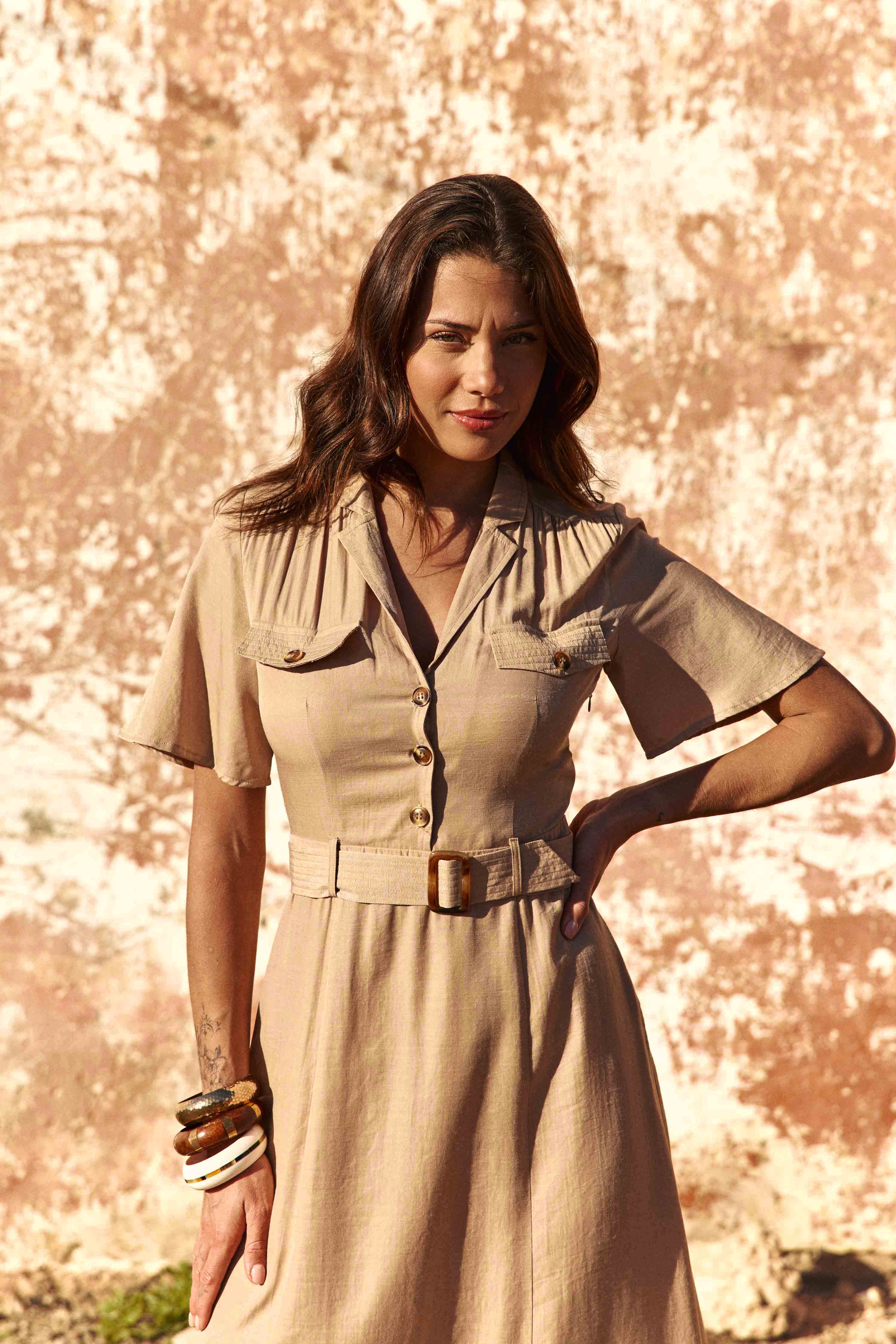 Raya - Robe midi évasée