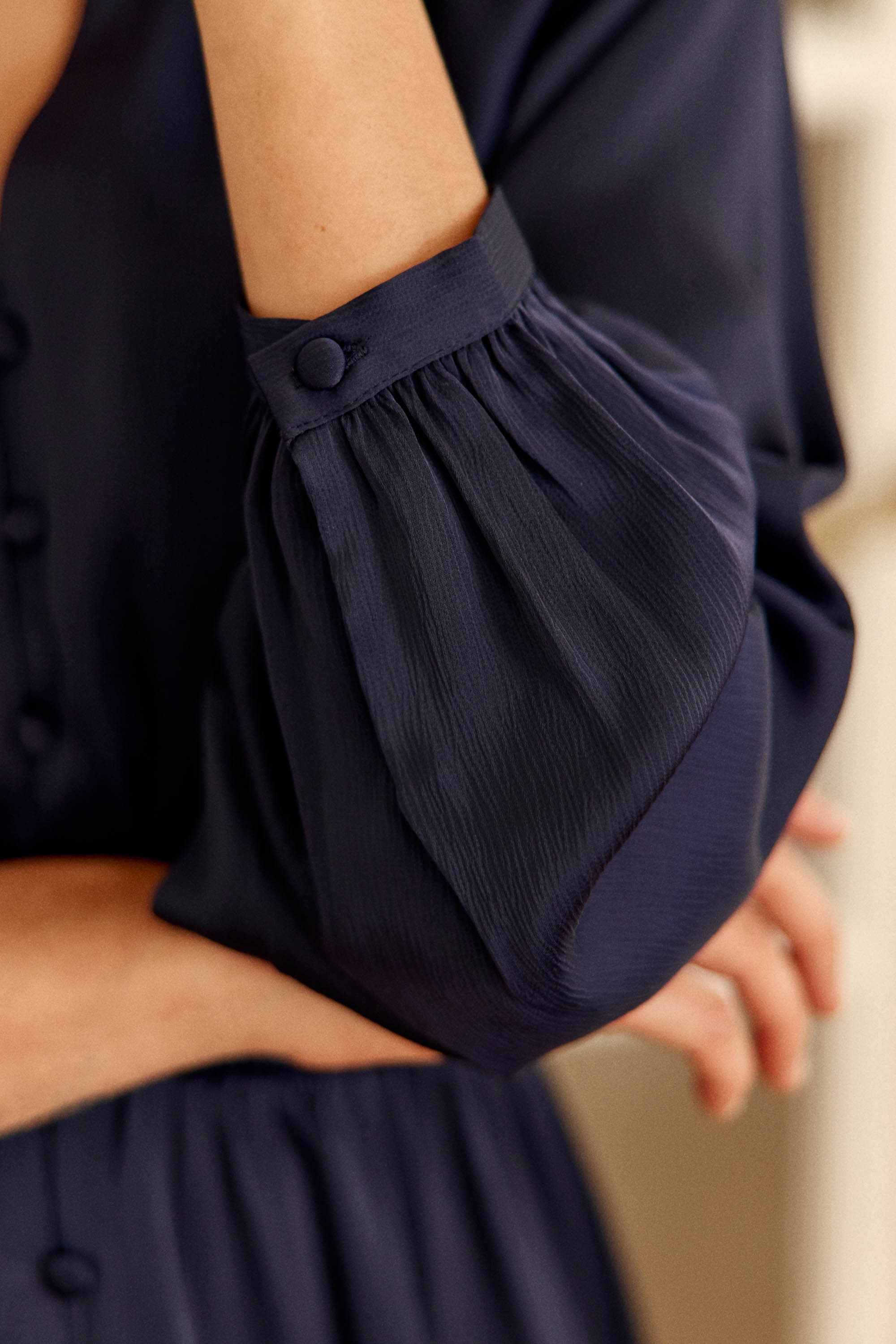 Robe midi Renan - Marine