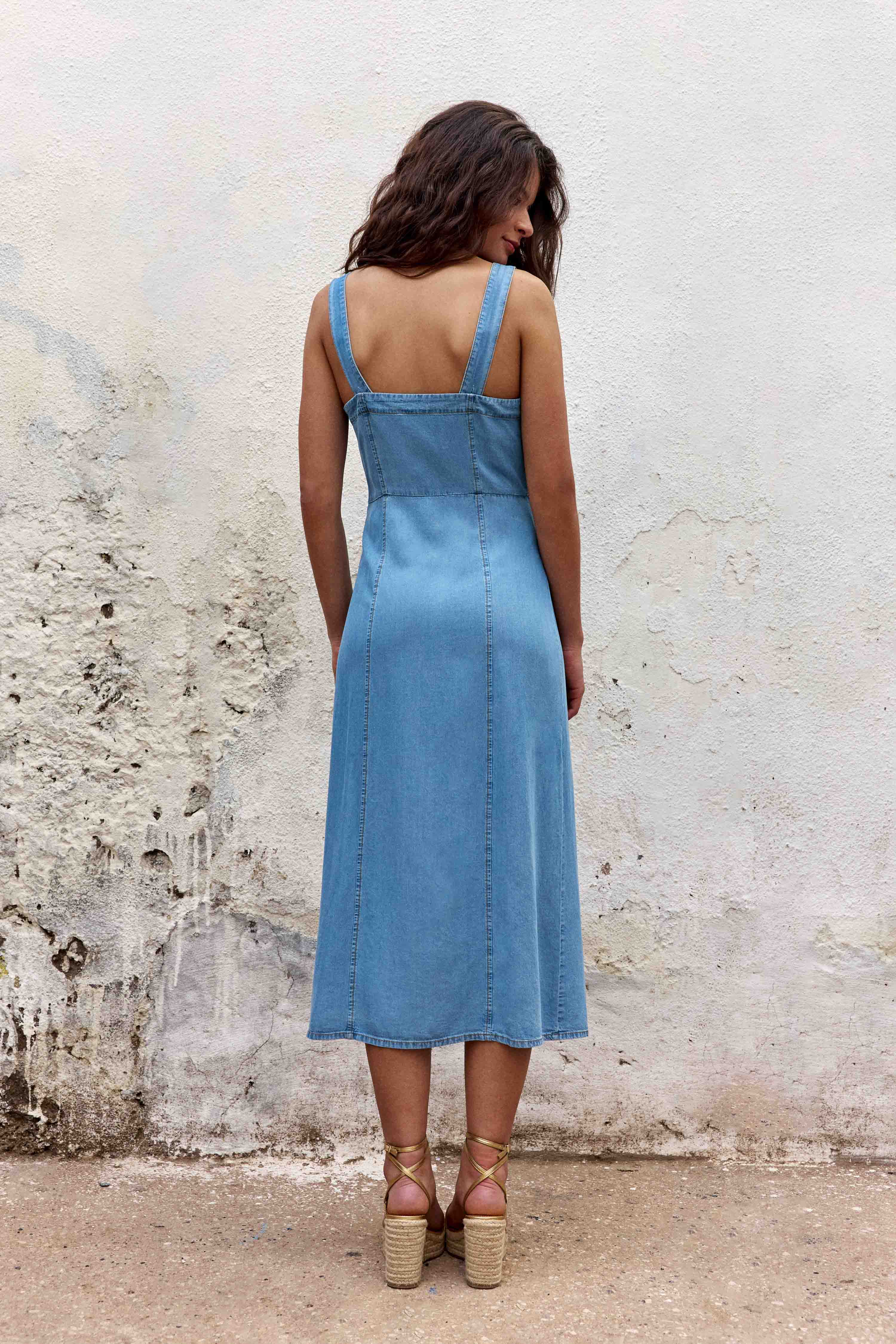 Rikya - Robe longue droite