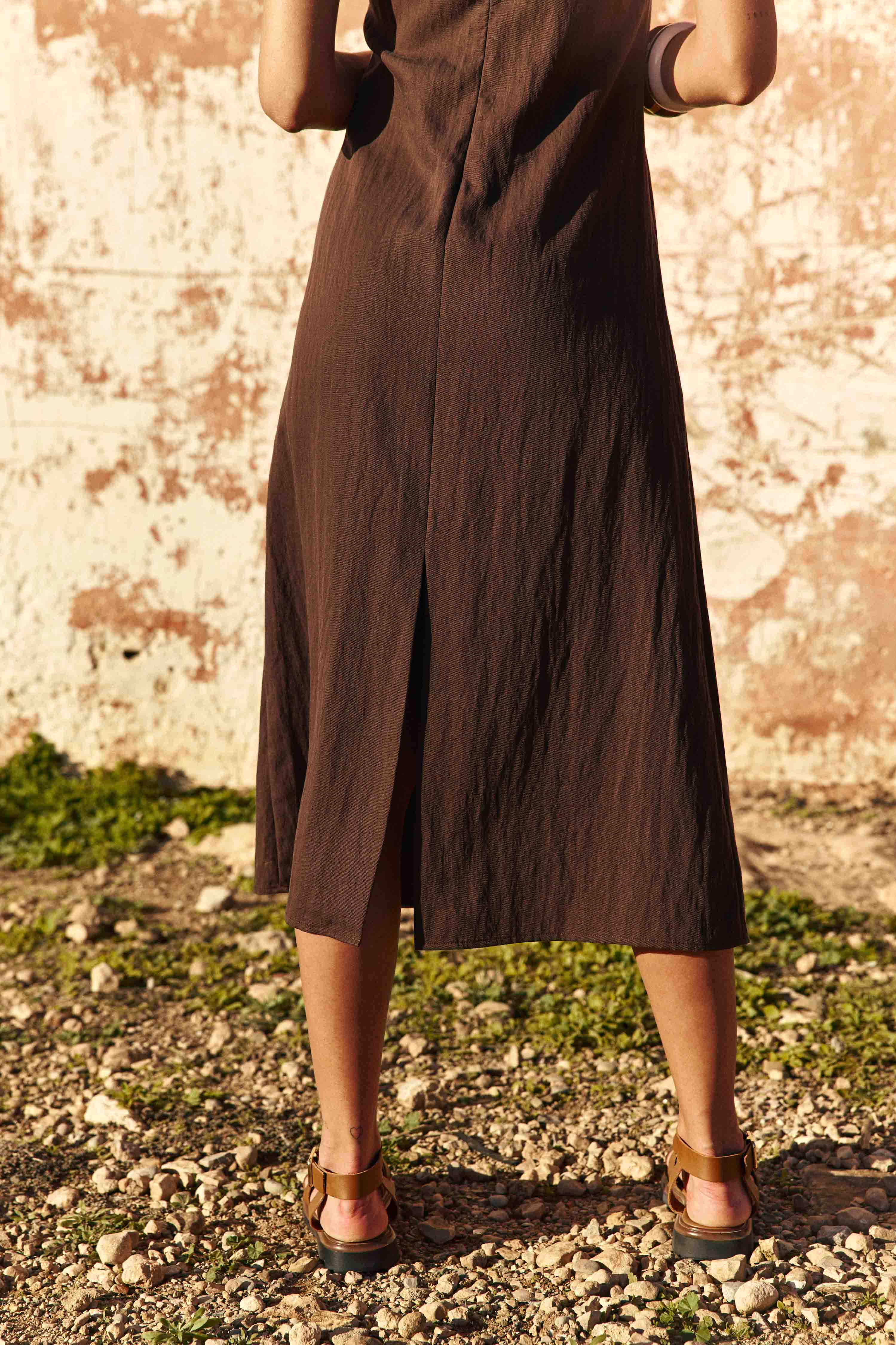 Robe Rosanna - Marron