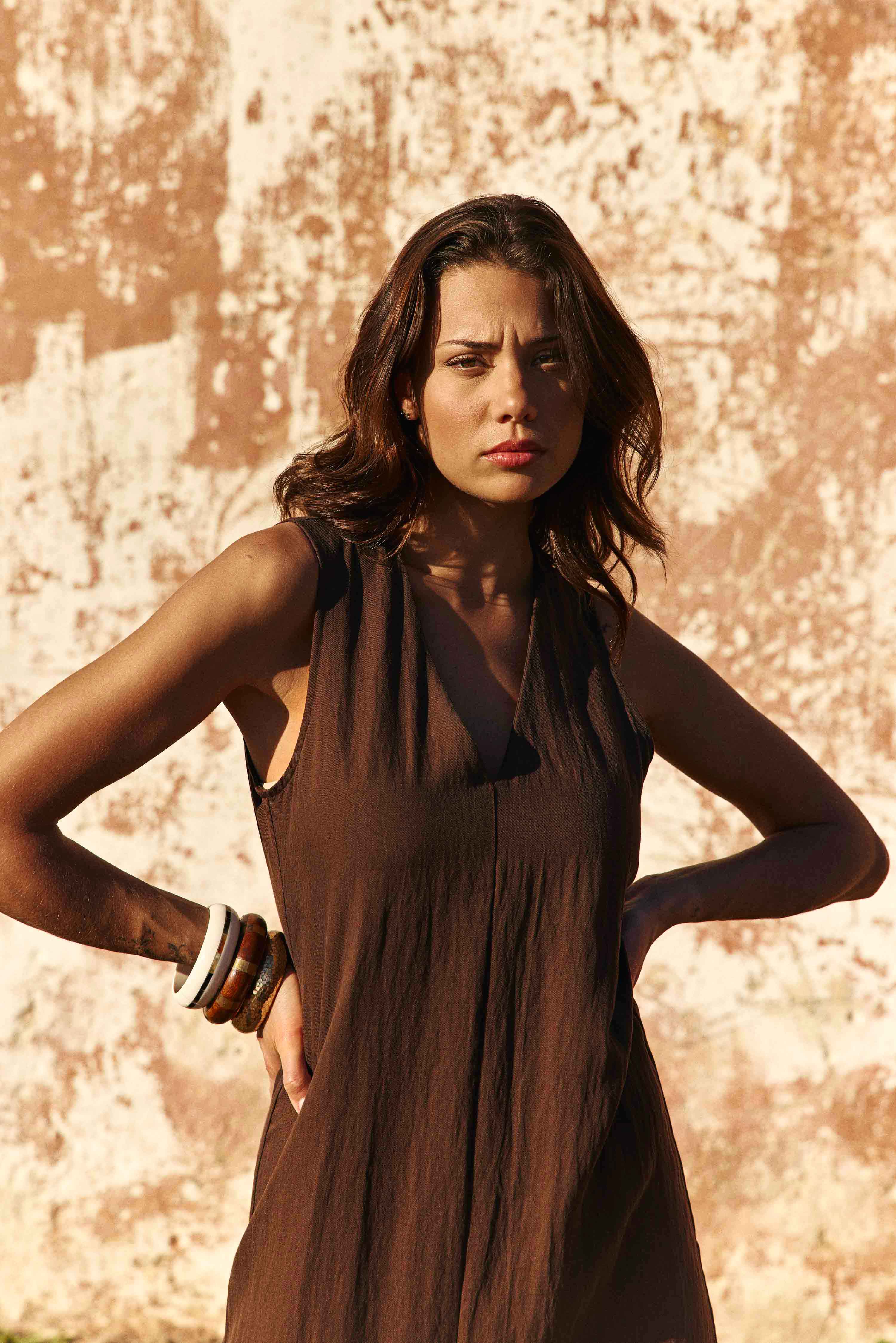 Robe Rosanna - Marron