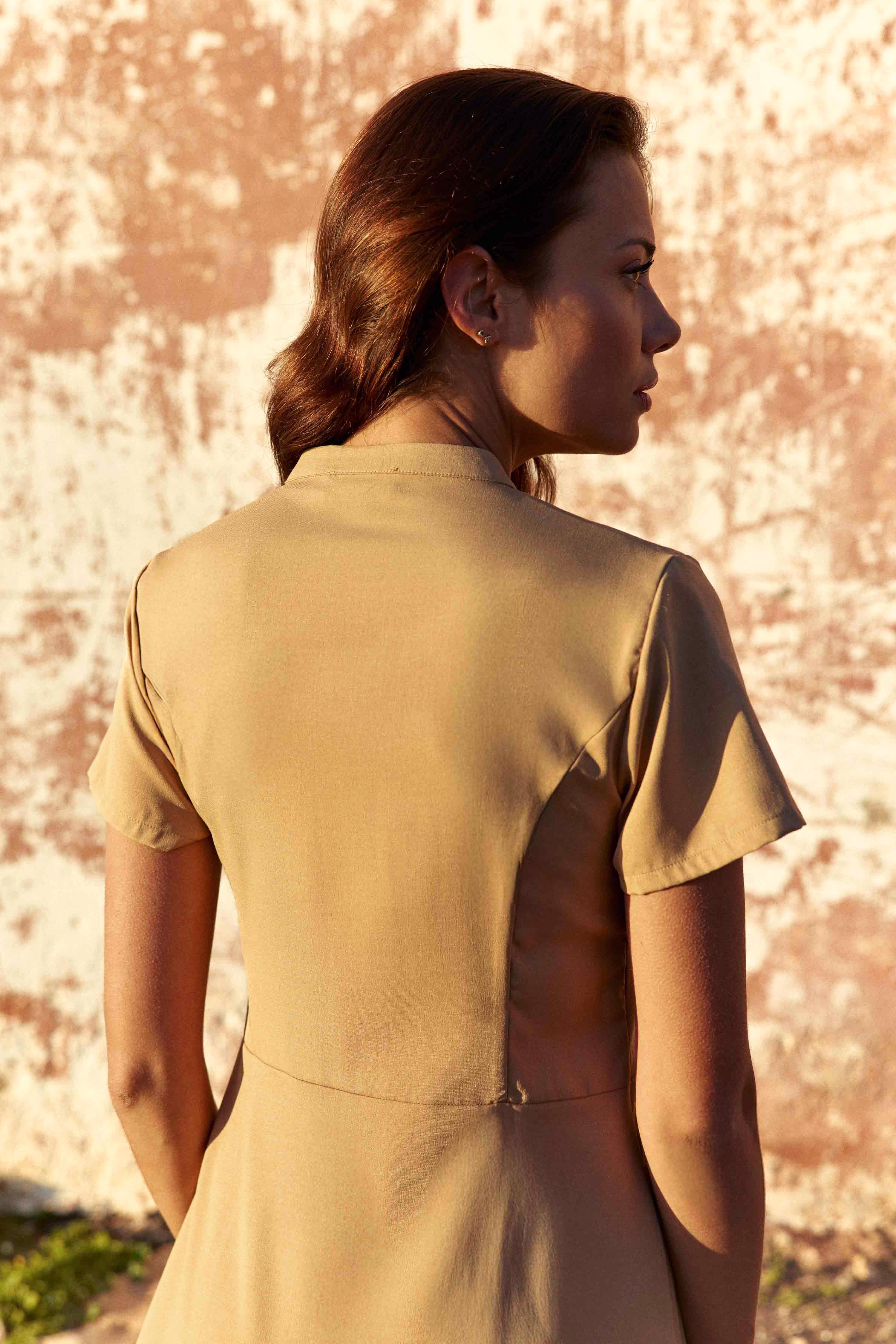 Rosie - Robe midi évasée