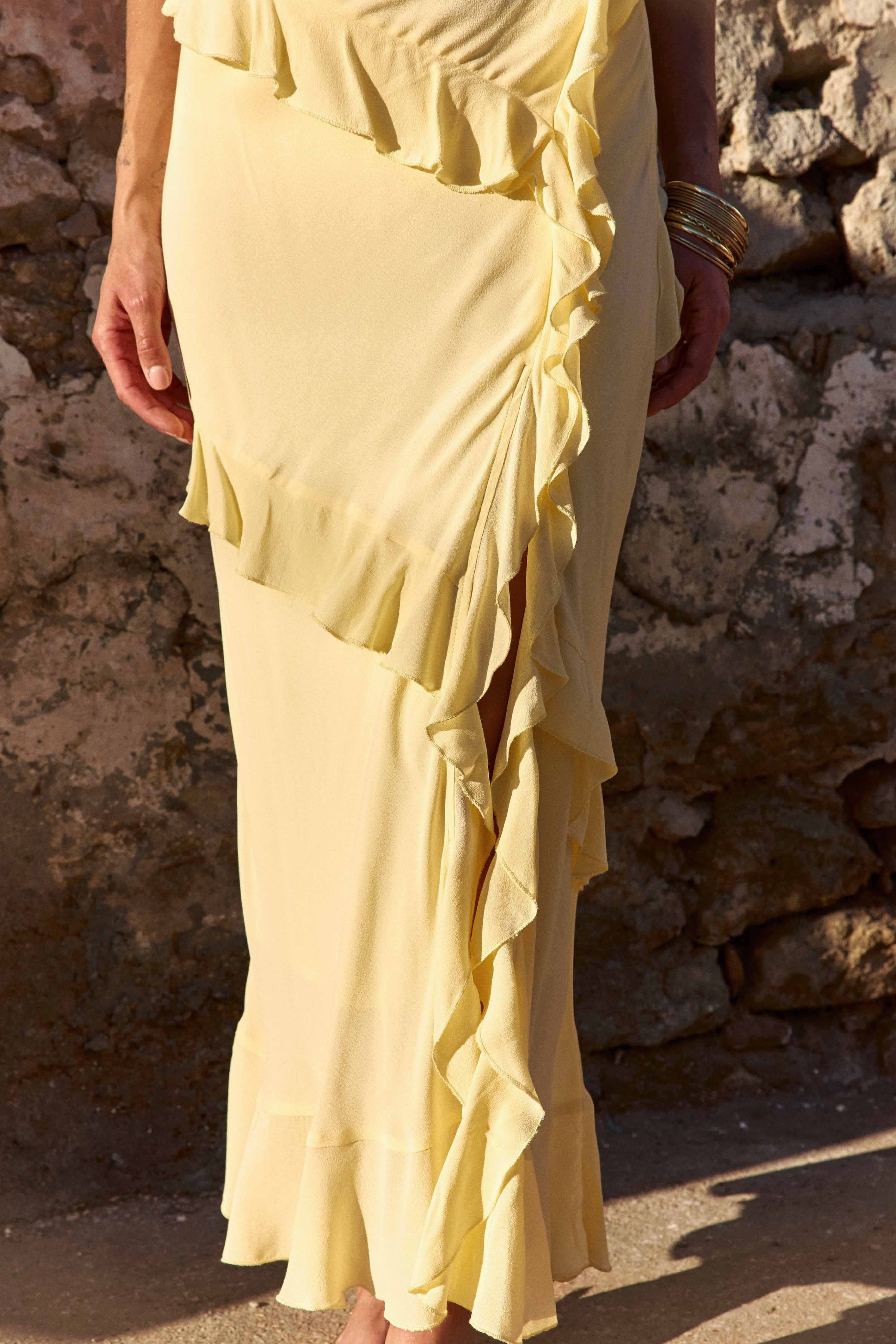 Rosilda - Long ruffled dress