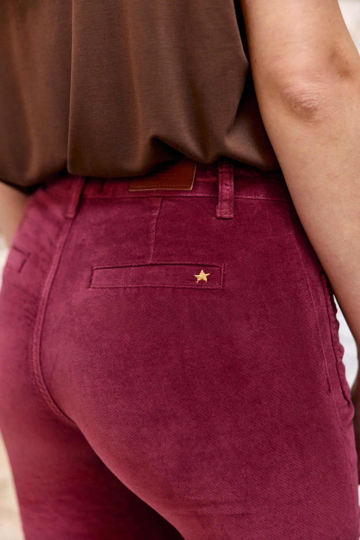 Pantalon Sonny - Bordeaux