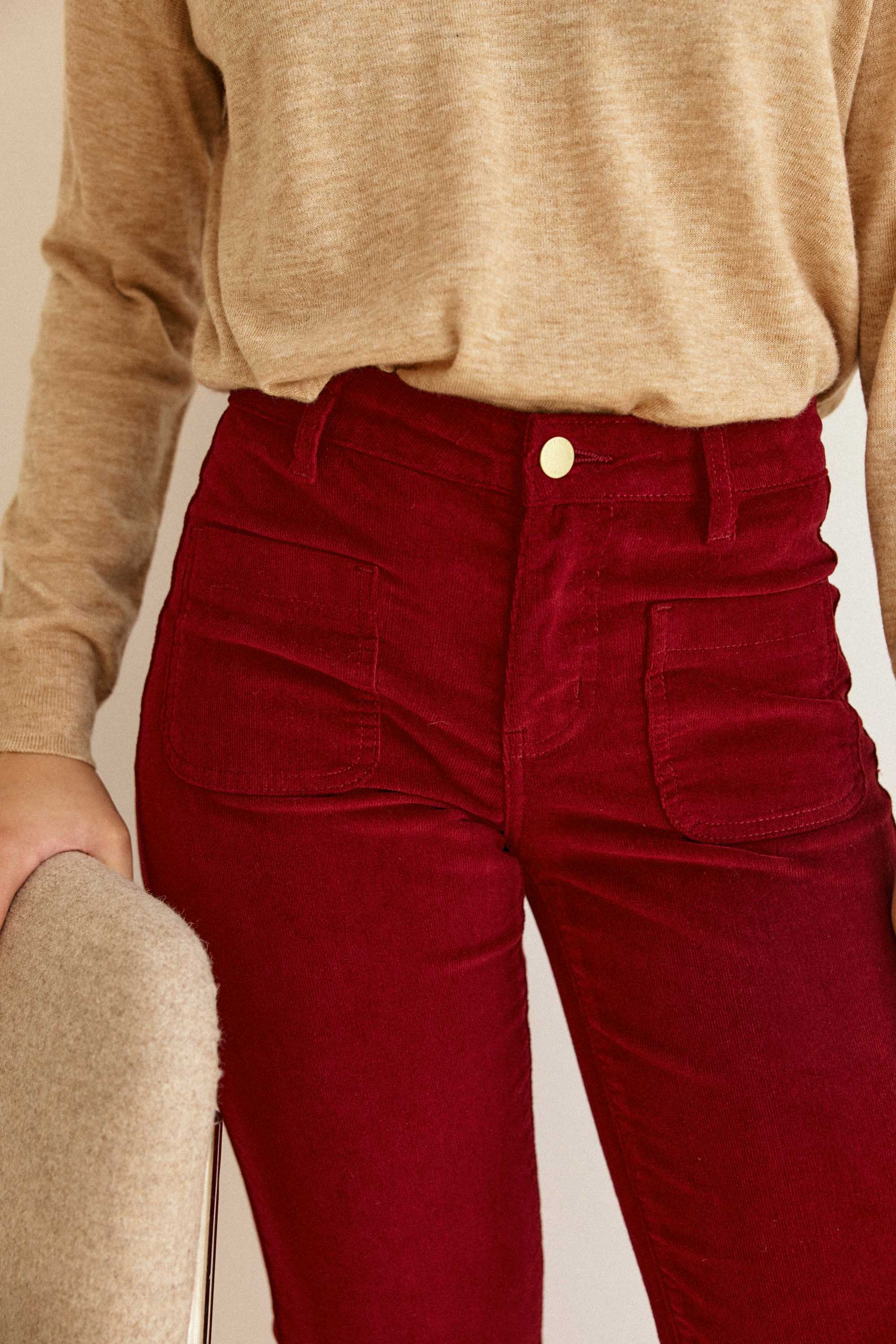 Sonny Pants - Burgundy