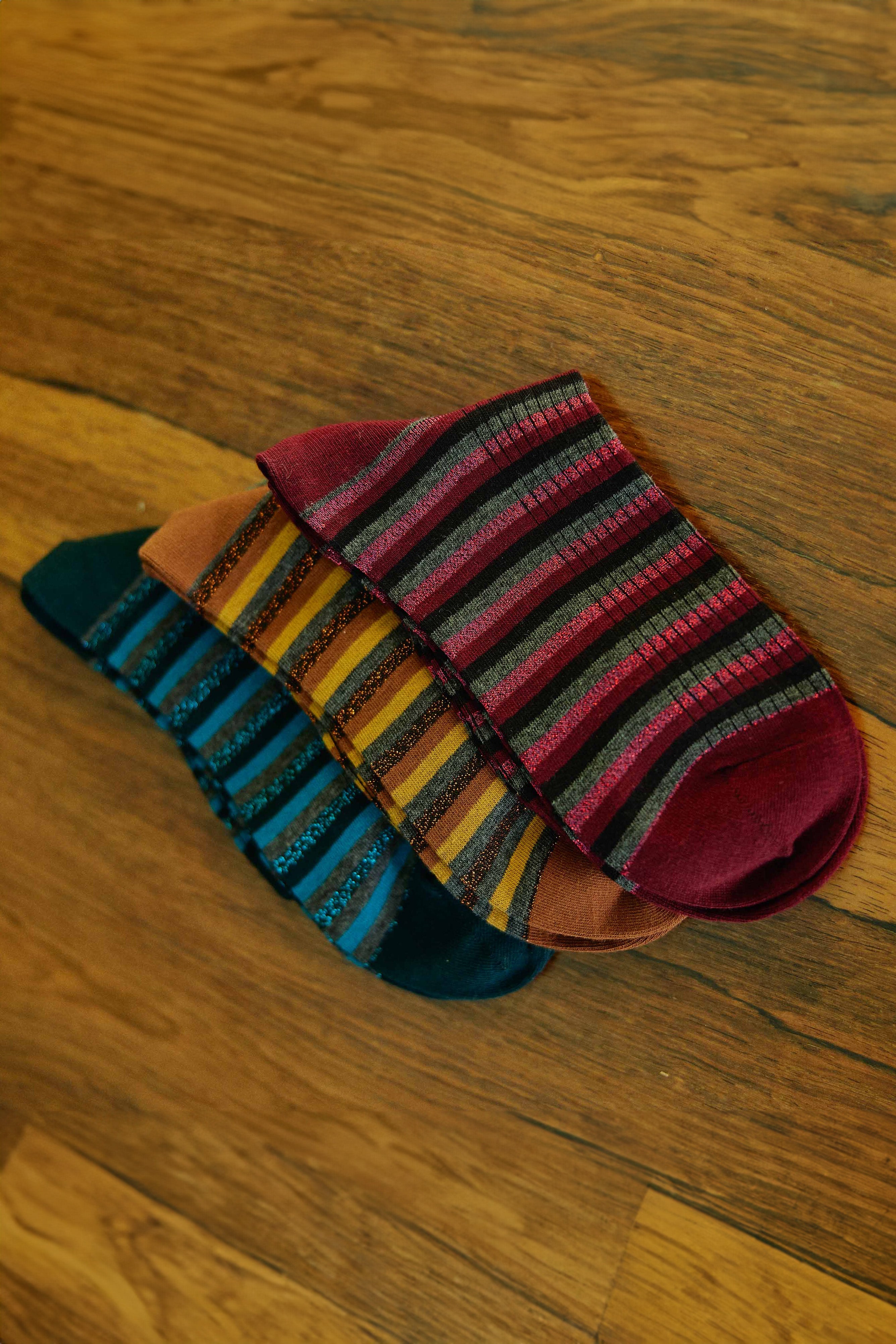 Gestreifte Socken - Mix