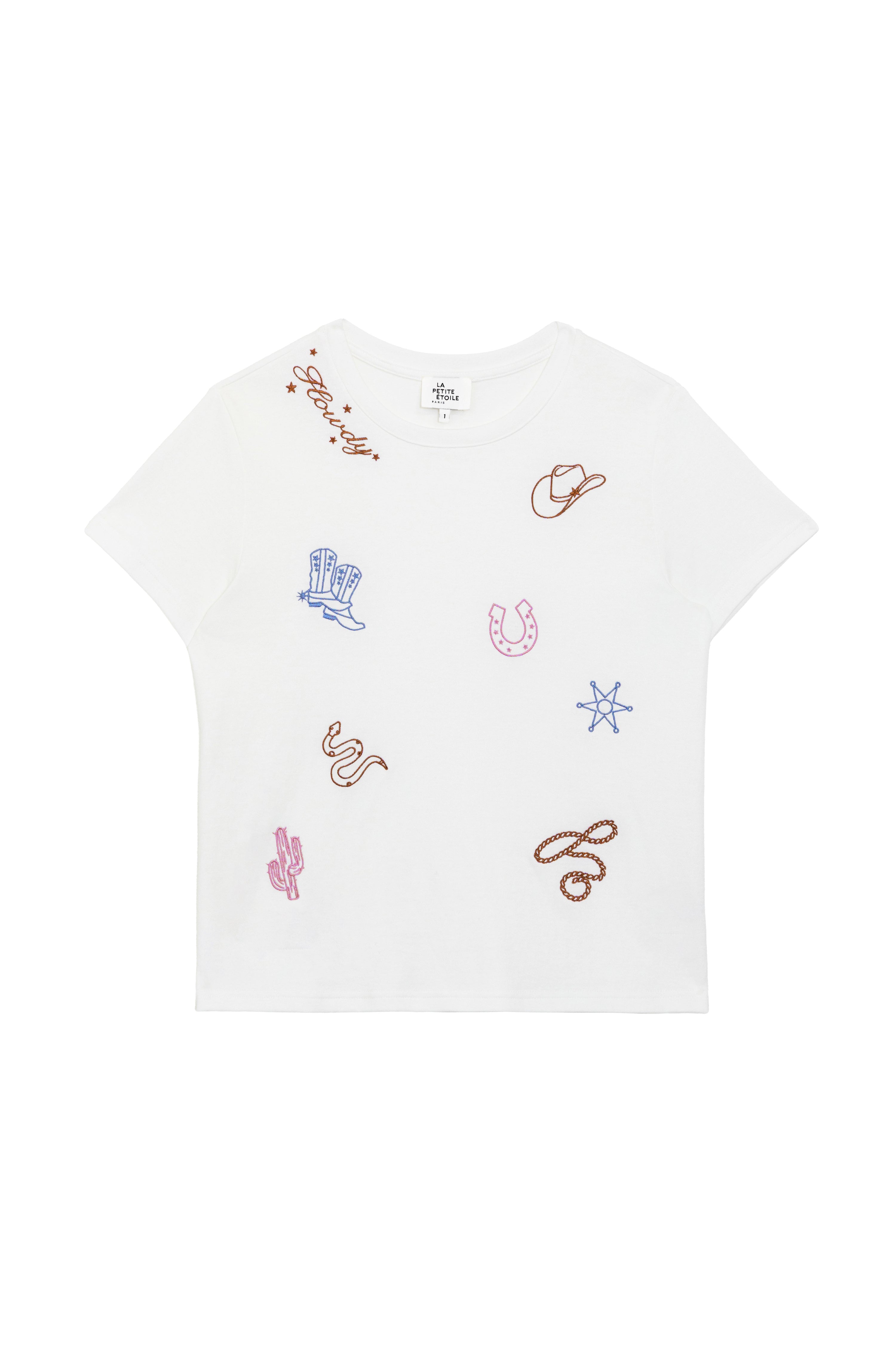 Taigo - Besticktes T-Shirt