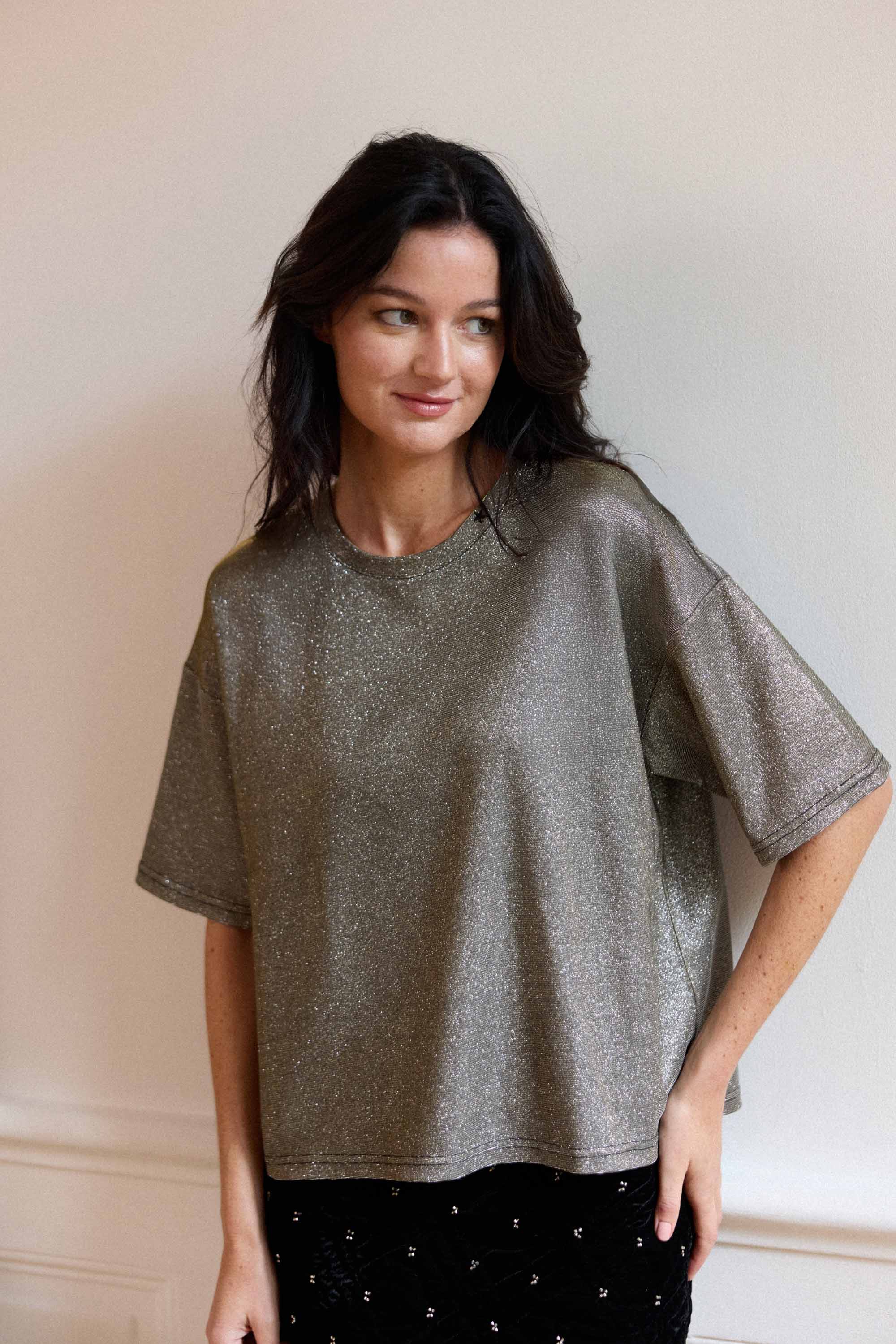T-shirt argenté - Tais