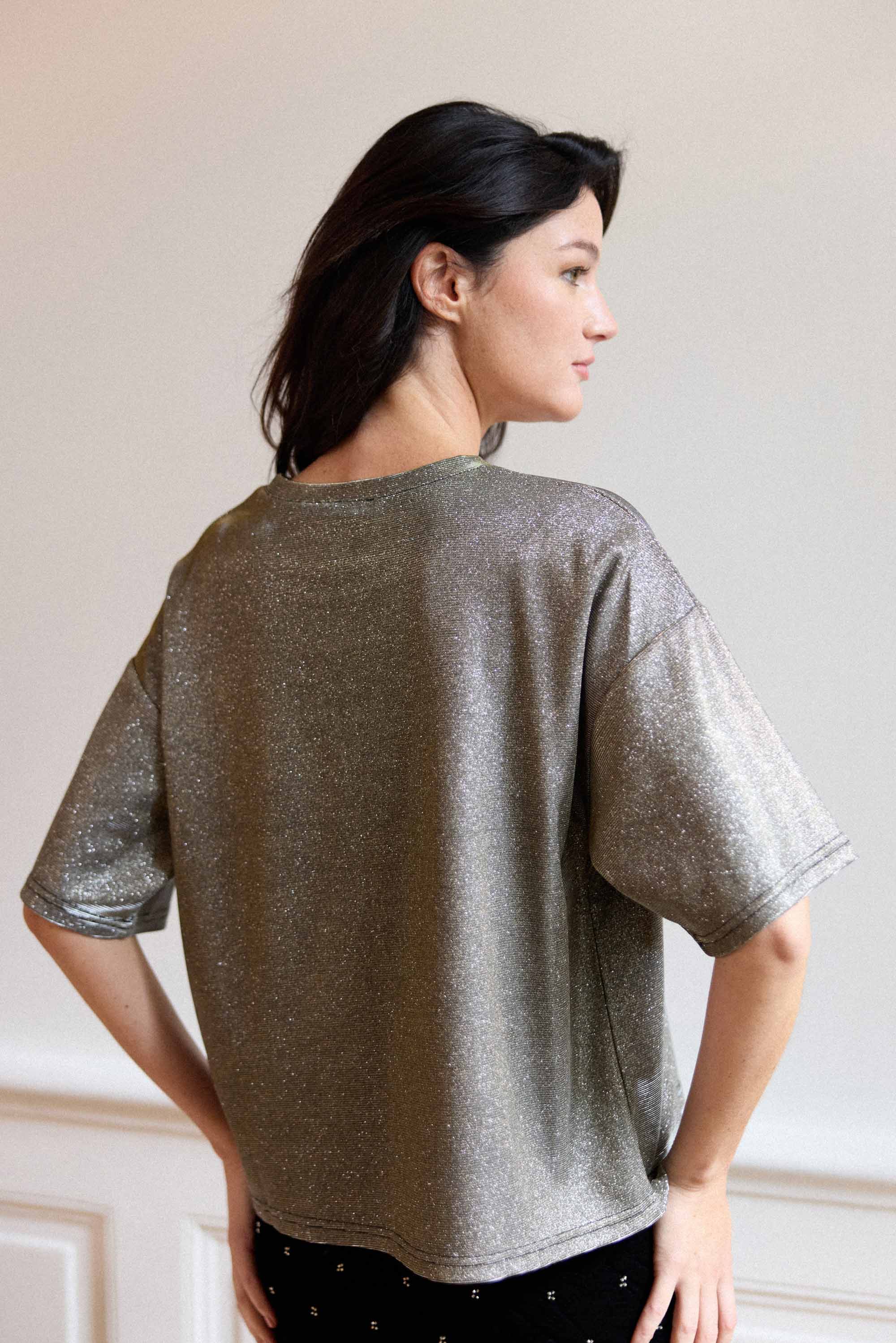 T-shirt argenté - Tais