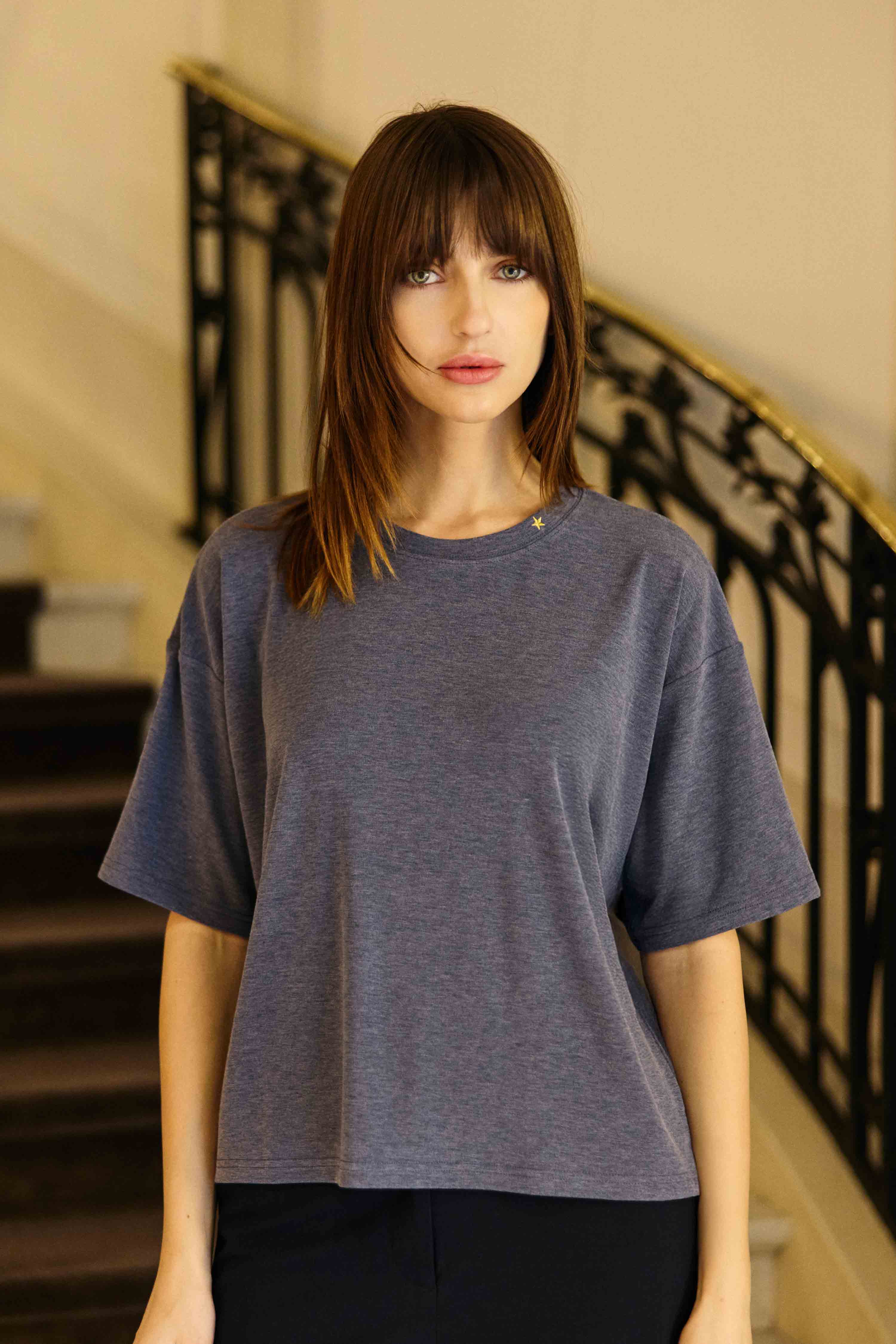 T-shirt Tais - Bleu Gris