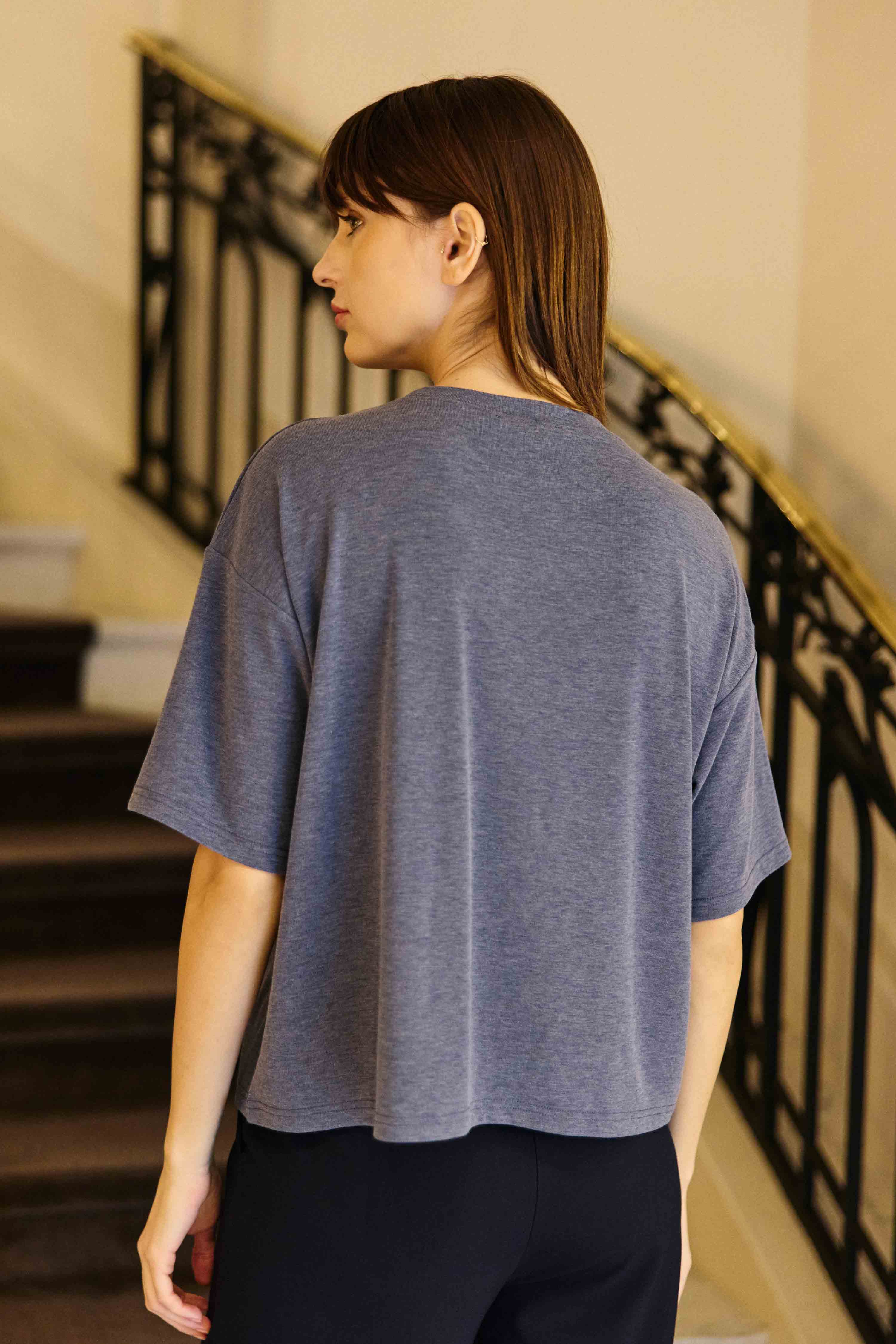 T-shirt Tais - Bleu Gris
