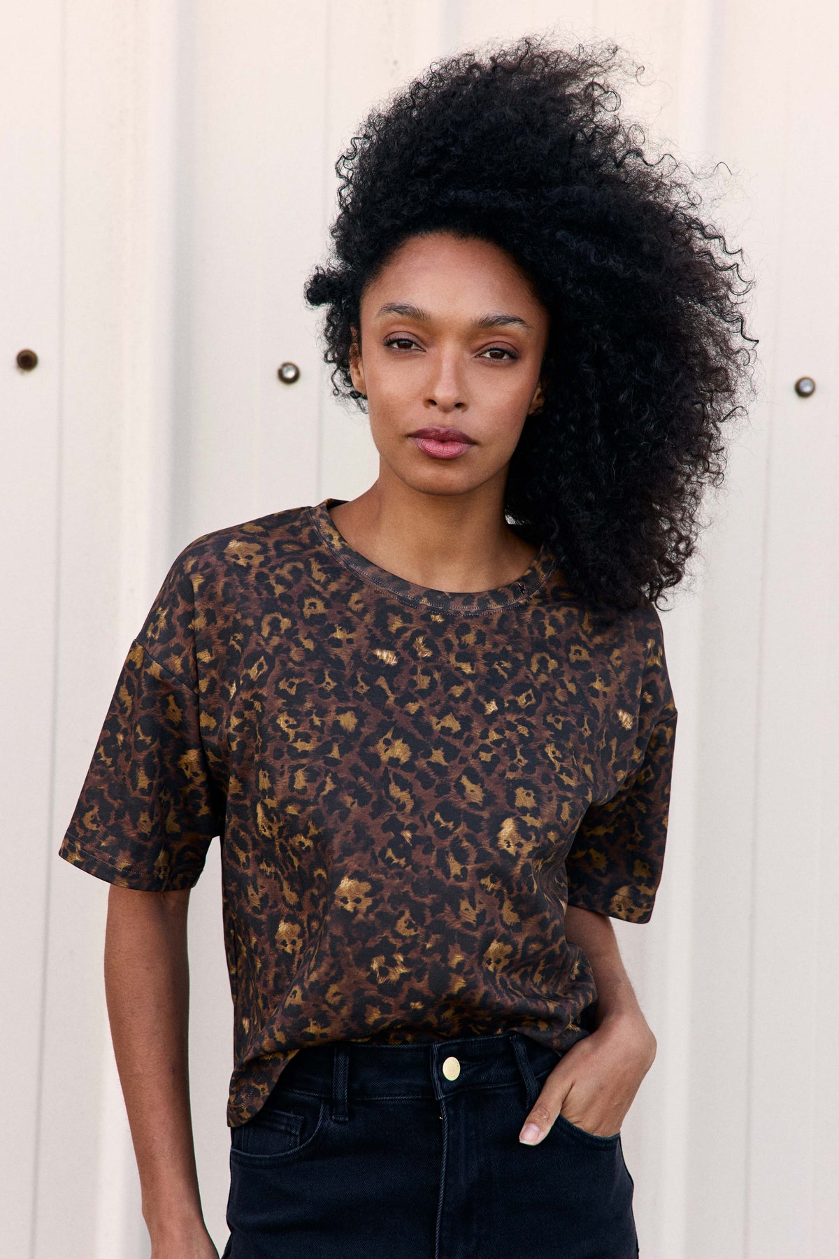Taisu - T-shirt léopard