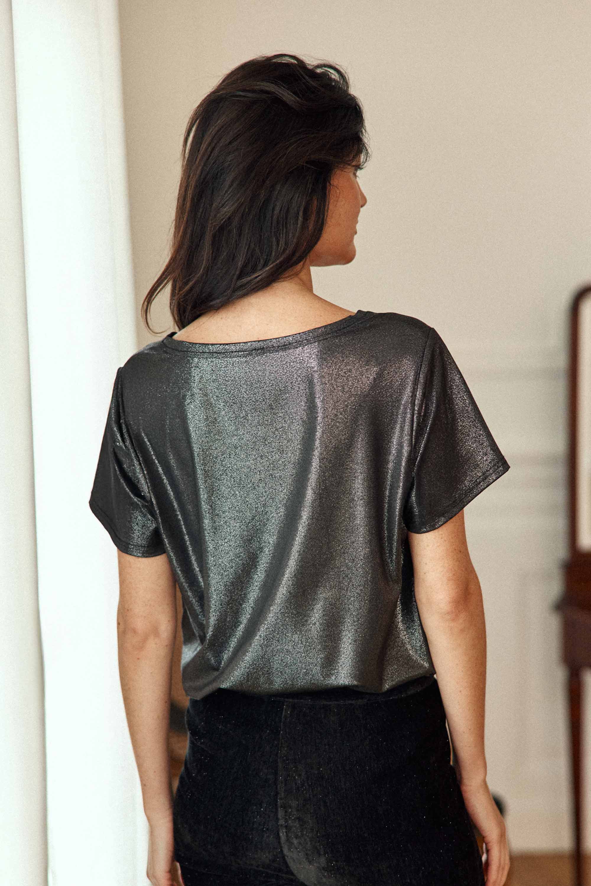T-shirt argenté - Tia
