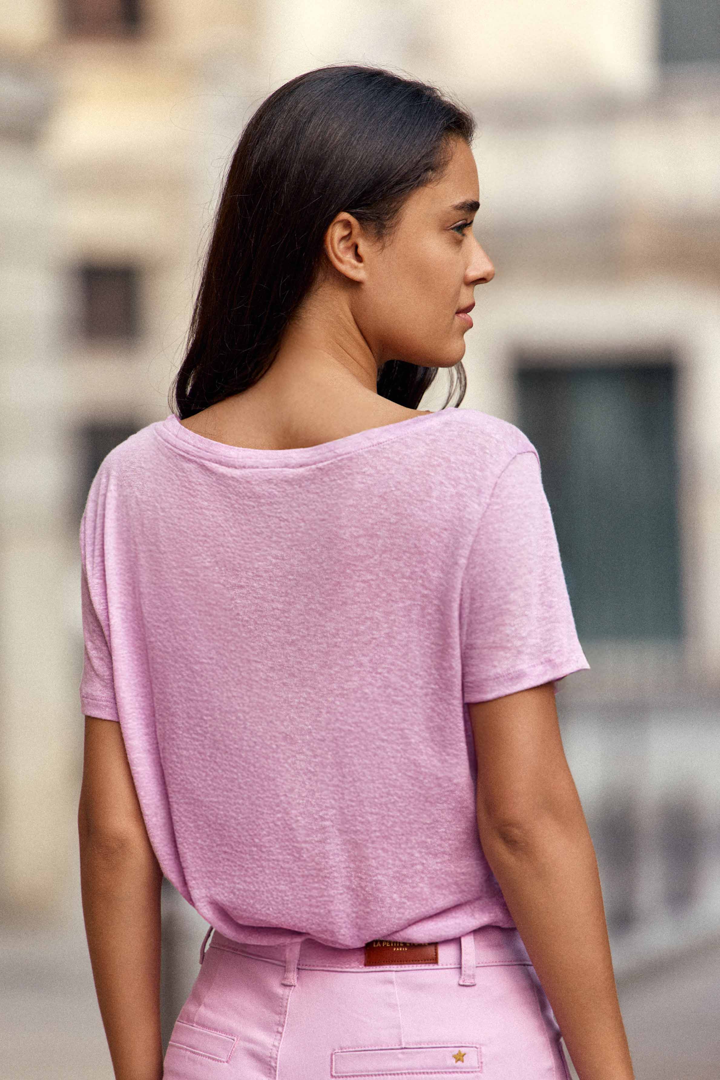 T-shirt parme - Tia