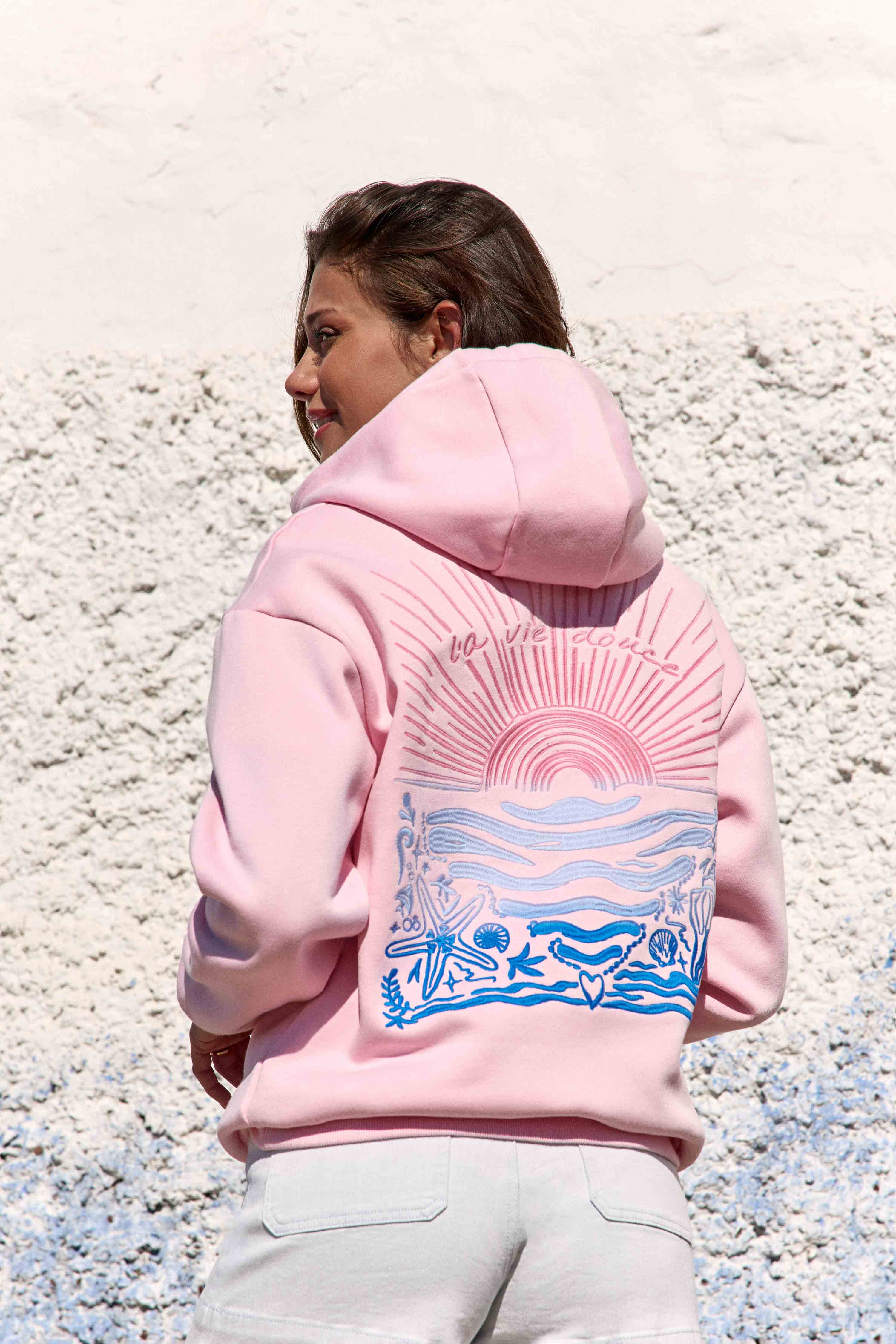 Sweat-shirt Tiago - Poudre