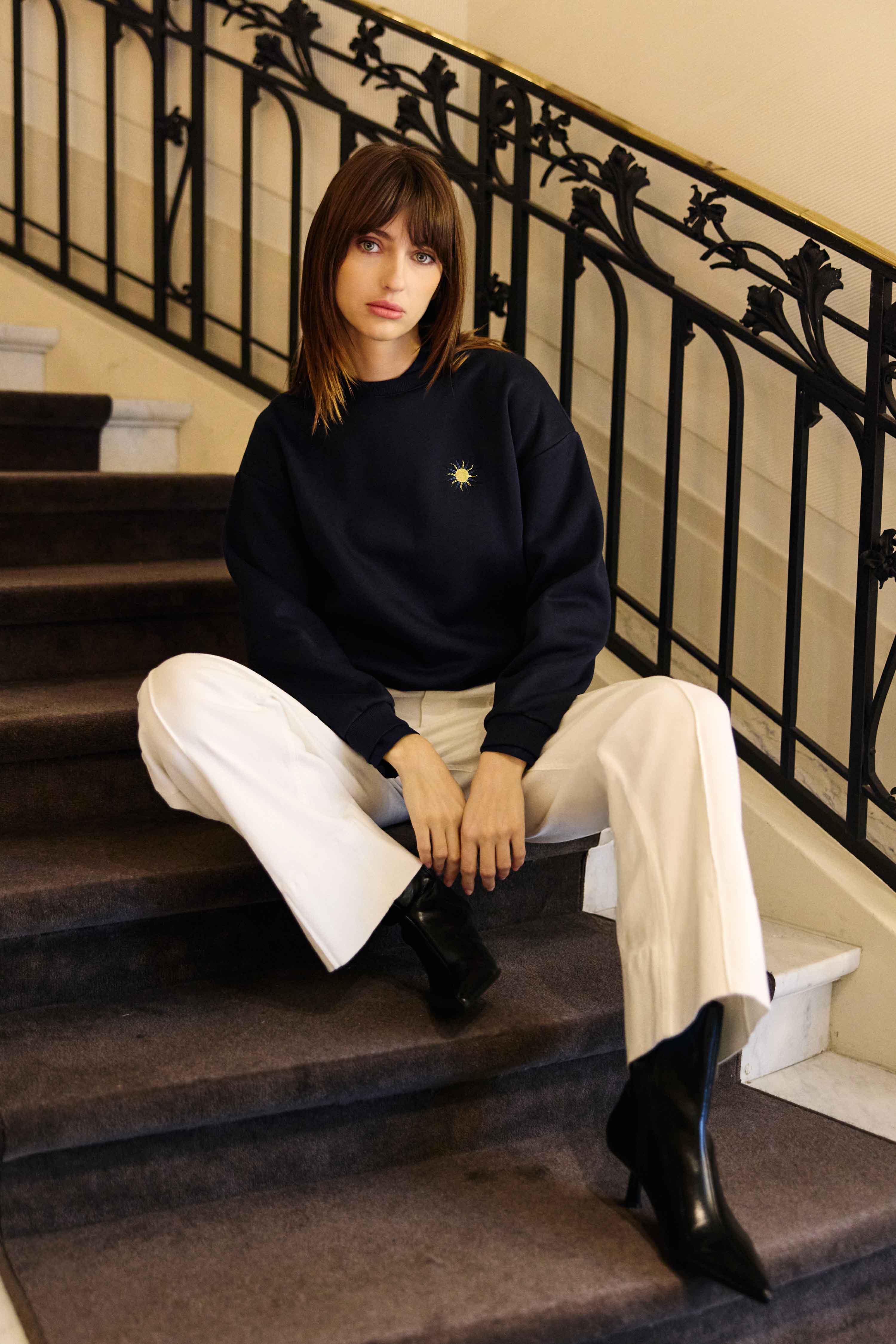 Sweat-shirt Tiger - Marine