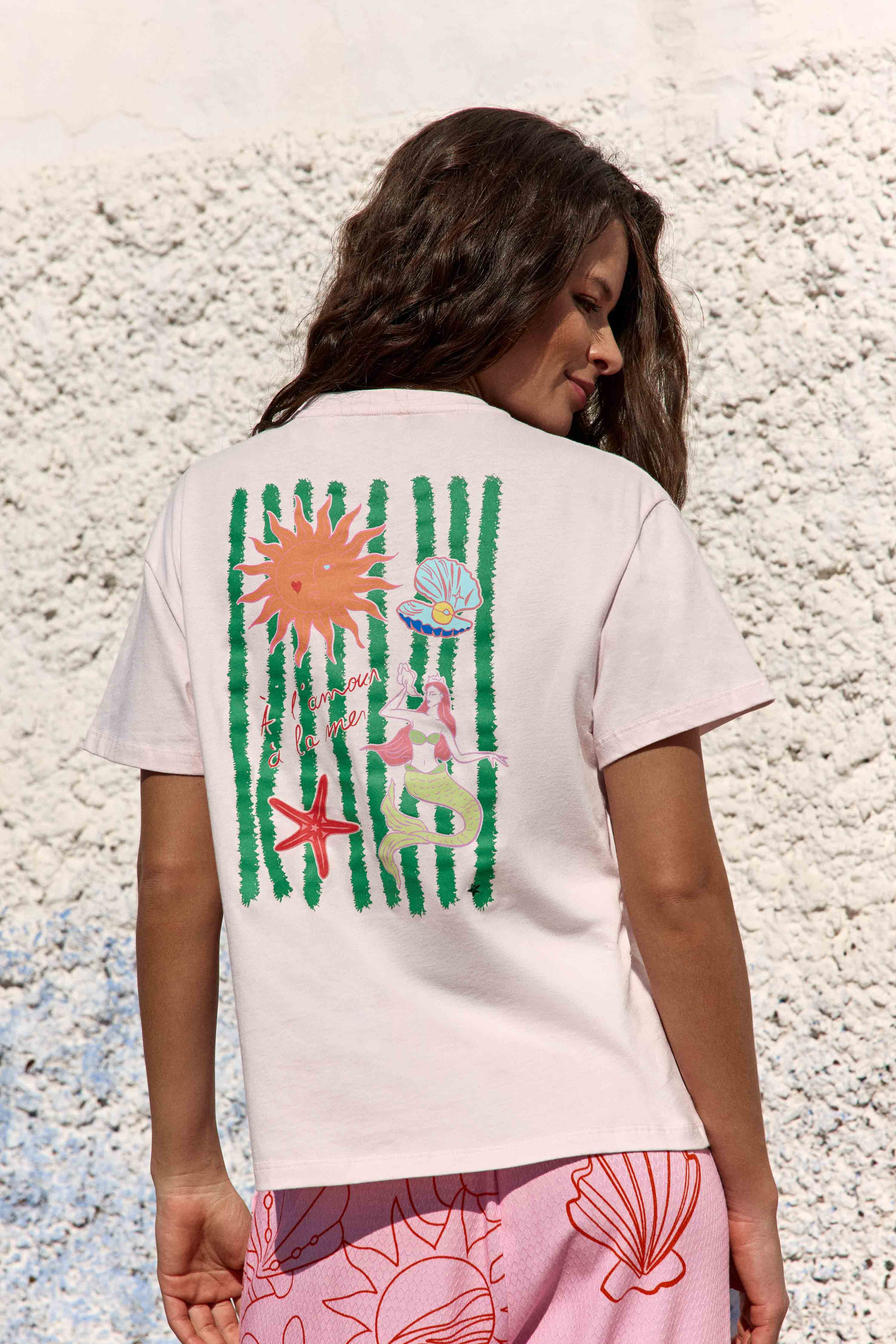 Tirene - T-shirt coupe droite