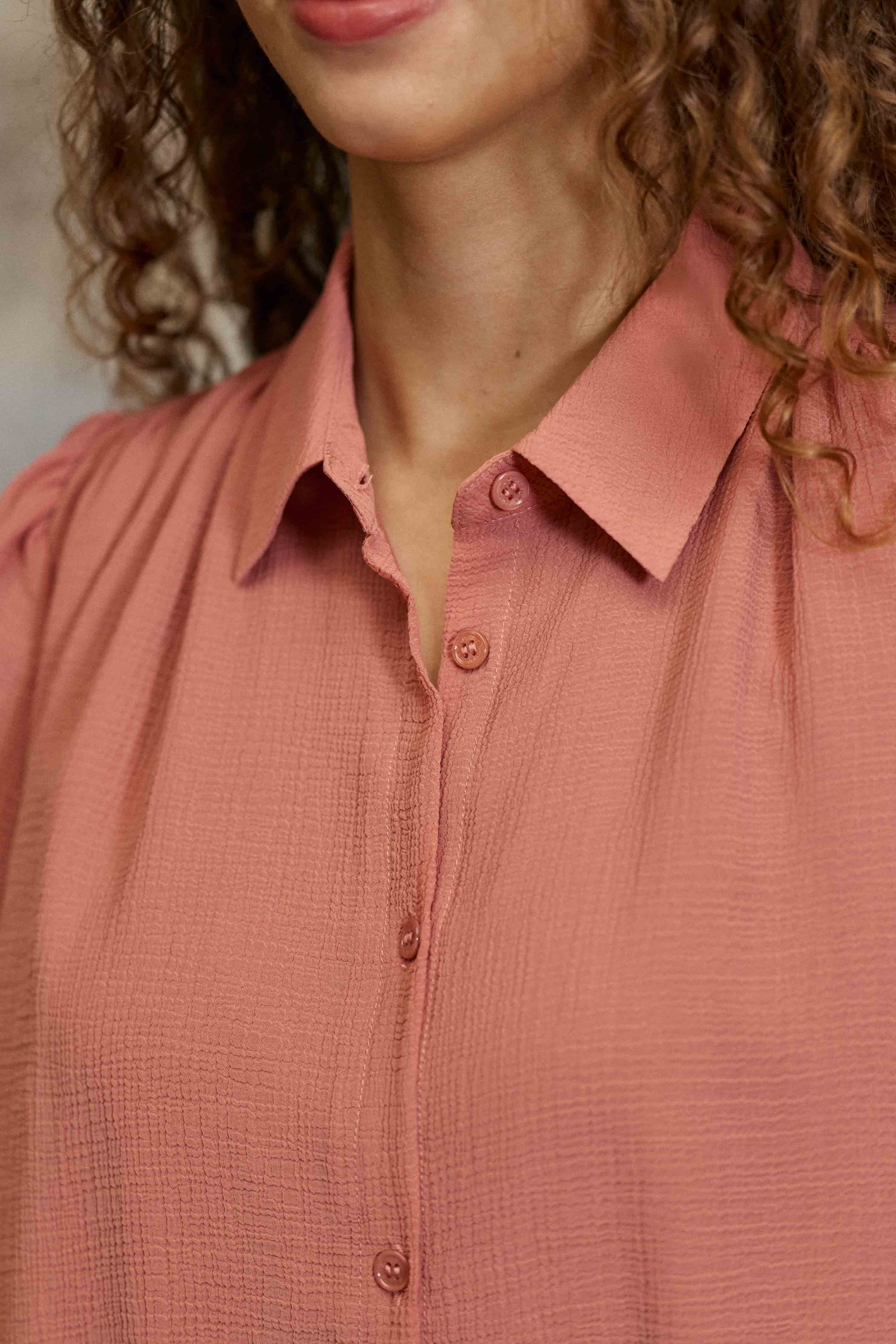 Tobia - Gingham effect blouse