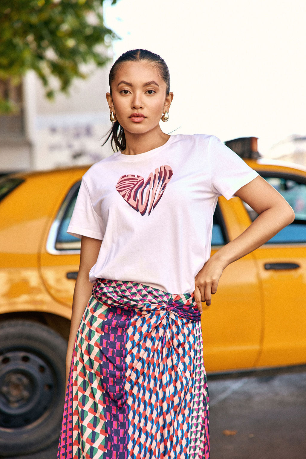 T-shirt Tove - 10-blanc